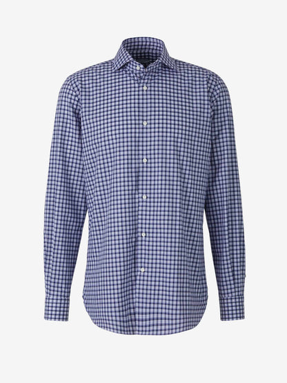 Outlet online Vincenzo di Ruggiero Hombre Camisa Motiu Quadres color Gris Carbon sku 531-005741 01 - Foto 5