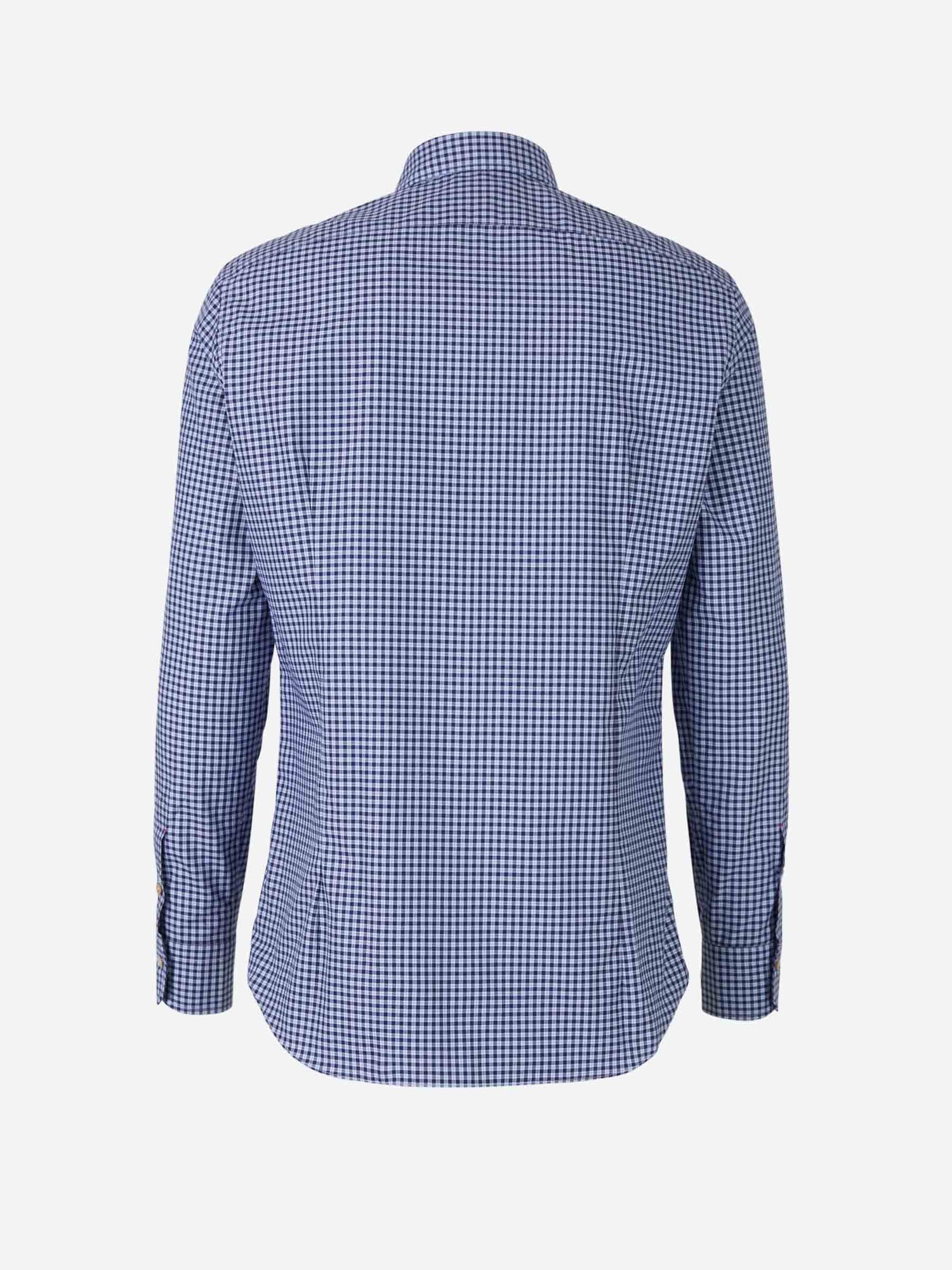 Outlet online Santa Eulalia Hombre Camisa Motivo Cuadros Vichy color Azul Noche sku 531-005761 01 - Foto 2