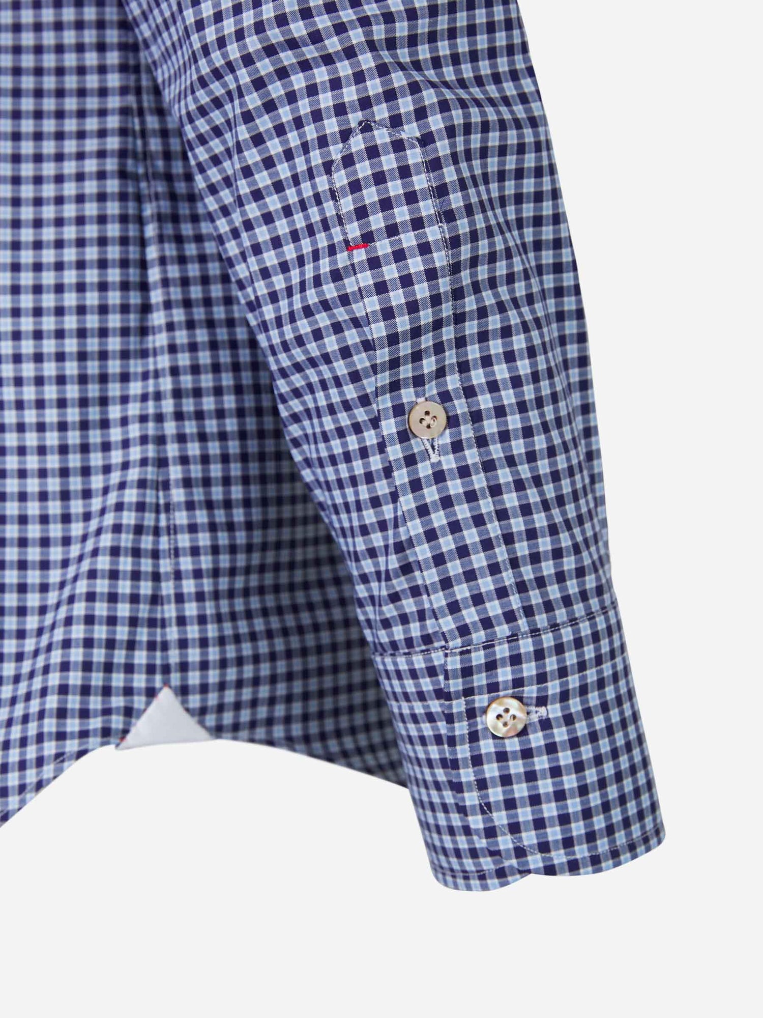 Outlet online Santa Eulalia Hombre Camisa Motivo Cuadros Vichy color Azul Noche sku 531-005761 01 - Foto 4