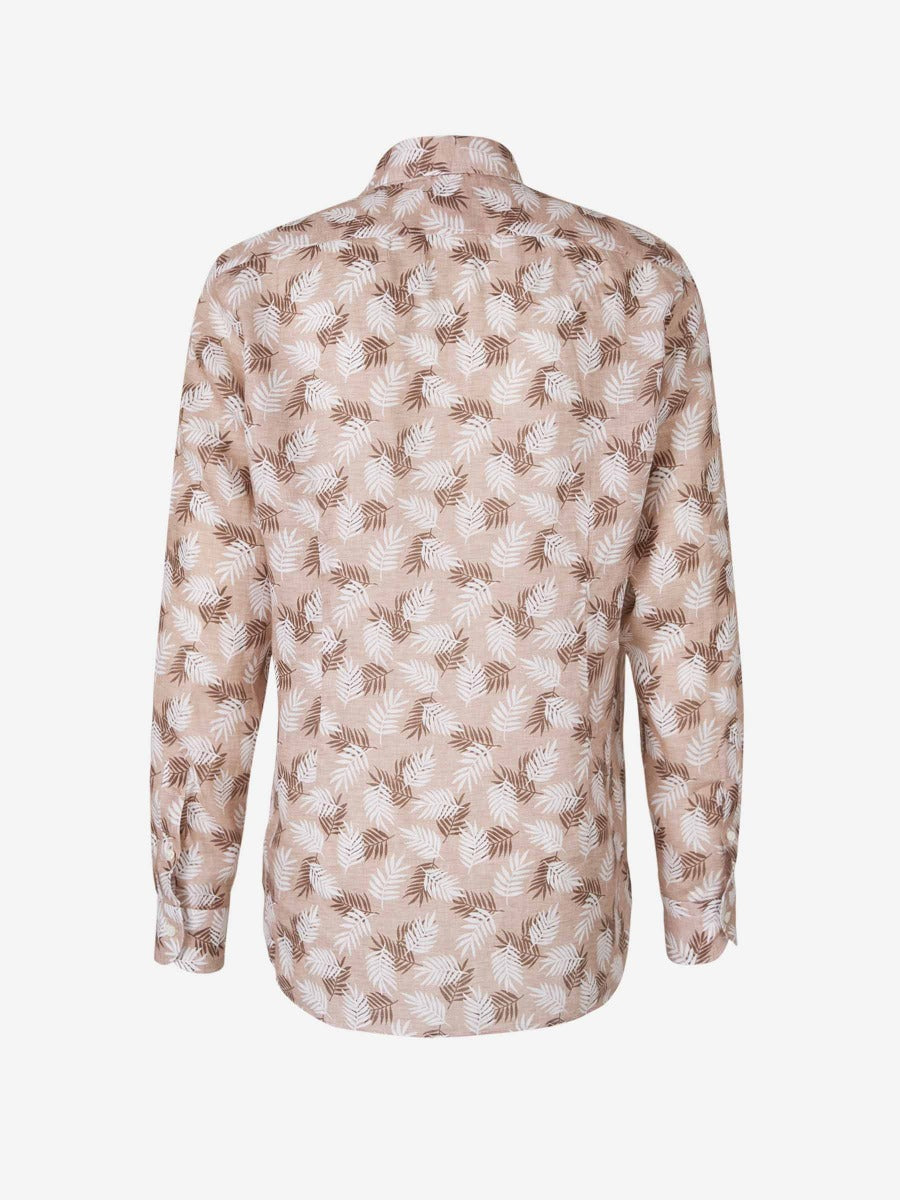 Outlet online Vincenzo di Ruggiero Hombre Camisa Estampada Algodón color Beis sku 531-005861 01 - Foto 2