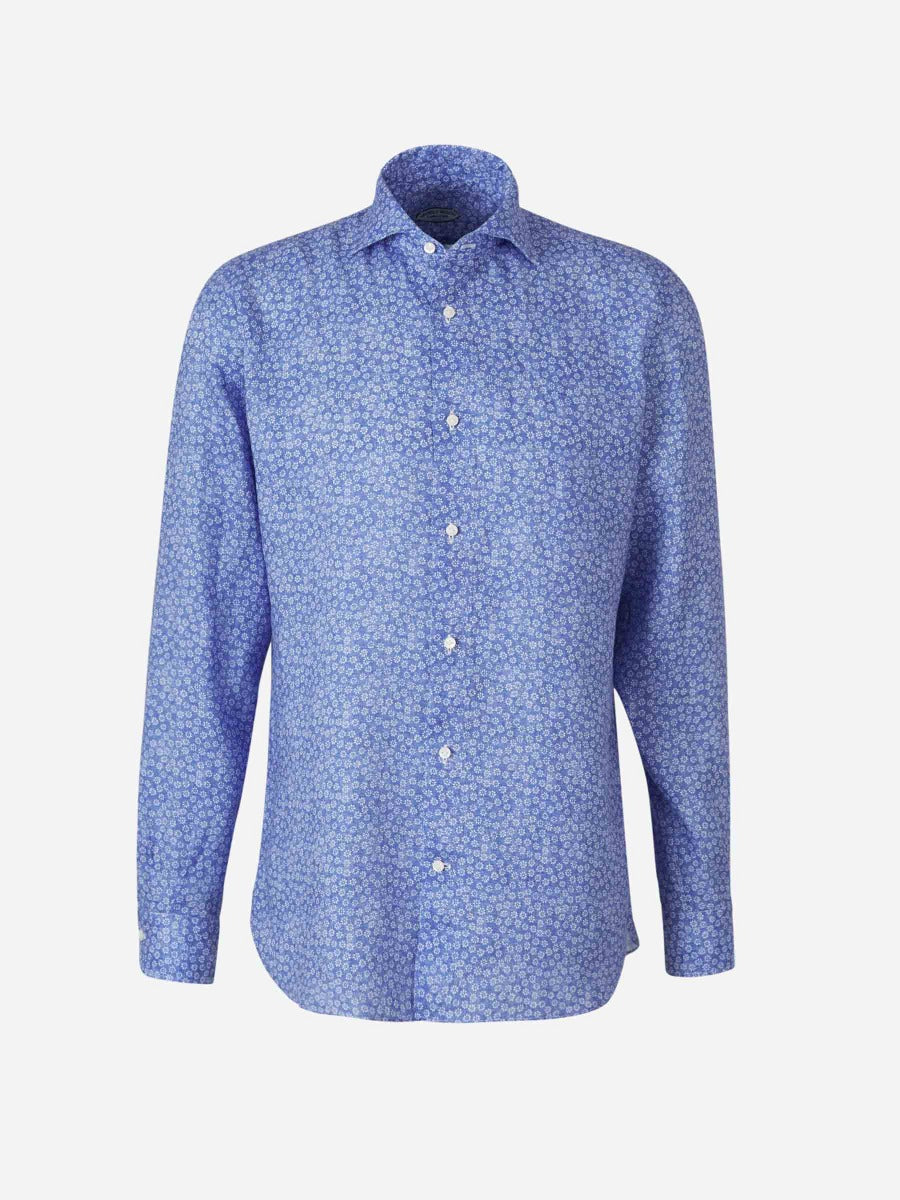 Outlet online Vincenzo di Ruggiero Hombre Camisa Floral Algodón color Coral sku 531-005865 01 - Foto 5