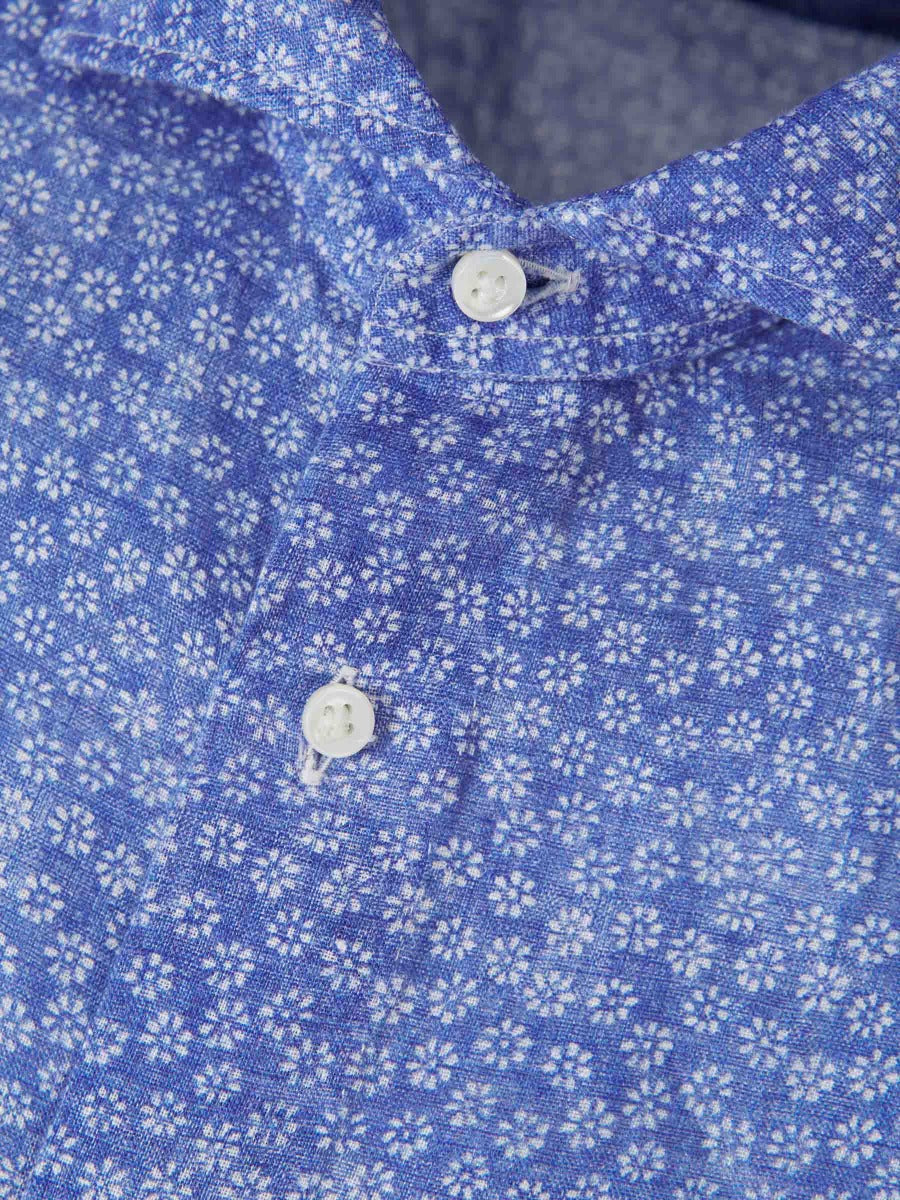 Outlet online Vincenzo di Ruggiero Hombre Camisa Floral Algodón color Coral sku 531-005865 01 - Foto 7