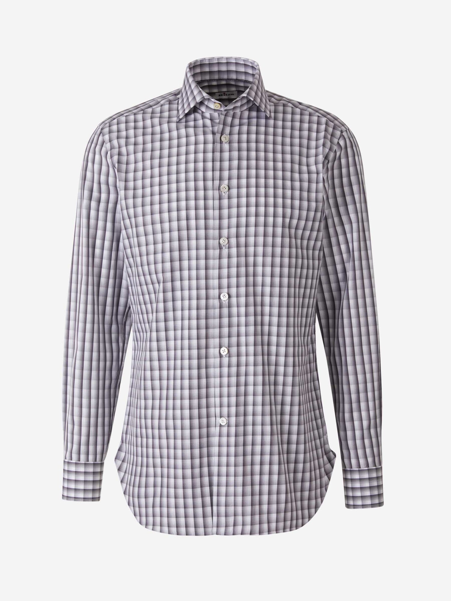 Outlet online Kiton Hombre Camisa Motivo Cuadros color Multicolor sku 531-005892 01 - Foto 1