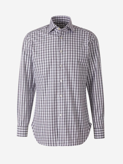 Outlet online Kiton Hombre Camisa Motivo Cuadros color Multicolor sku 531-005892 01 - Foto 1