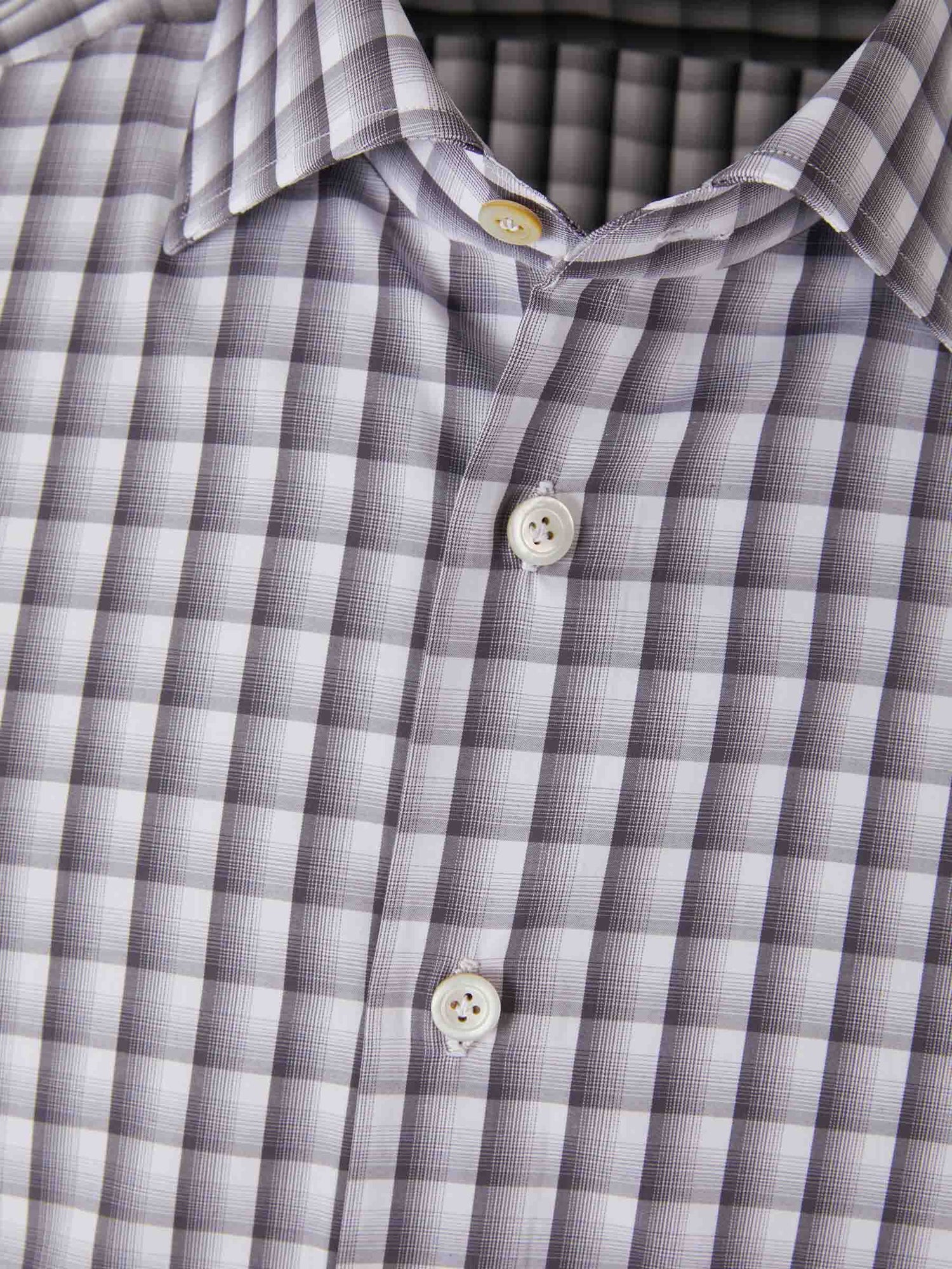 Outlet online Kiton Hombre Camisa Motivo Cuadros color Multicolor sku 531-005892 01 - Foto 3