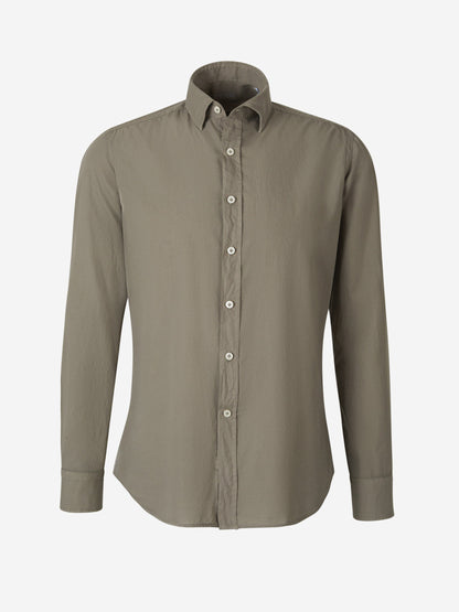 Outlet online Santa Eulalia Hombre Camisa Ligera Algodón color Topo sku 531-005908 02 - Foto 5
