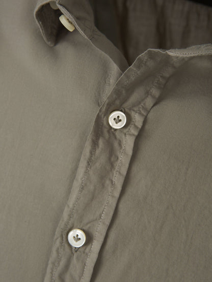 Outlet online Santa Eulalia Hombre Camisa Ligera Algodón color Topo sku 531-005908 02 - Foto 7