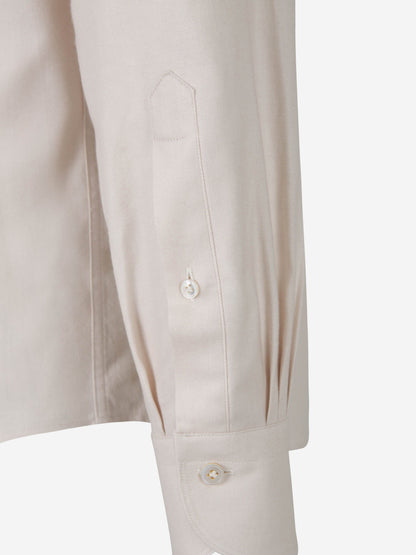 Outlet online Santa Eulalia Hombre Camisa Sarga Suave color Beis sku 531-005928 01 - Foto 4