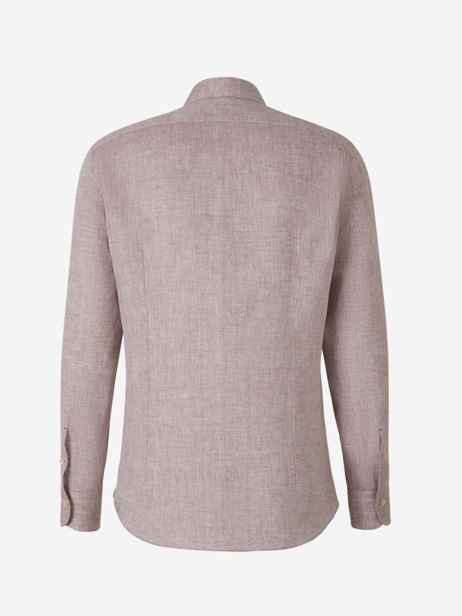 Outlet online Santa Eulalia Hombre Camisa Lino color Beis sku 531-005937 02 - Foto 5