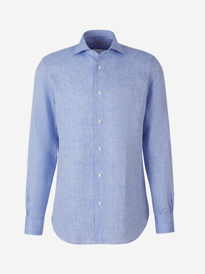 Outlet online Santa Eulalia Hombre Camisa Lino color Beis sku 531-005937 02 - Foto 8