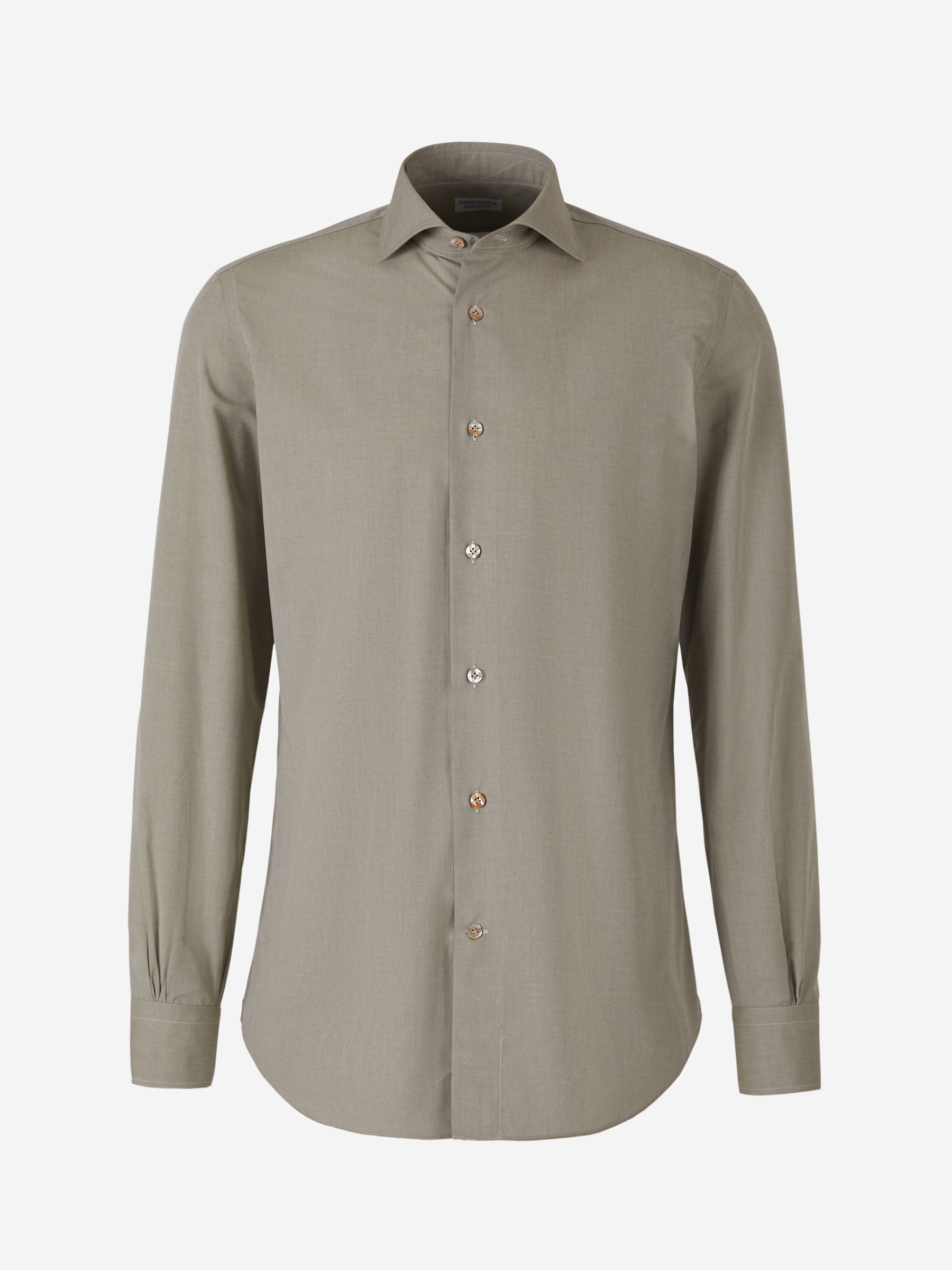 Outlet online Santa Eulalia Hombre Camisa Lisa Algodón color Blanco sku 531-005941 01 - Foto 5