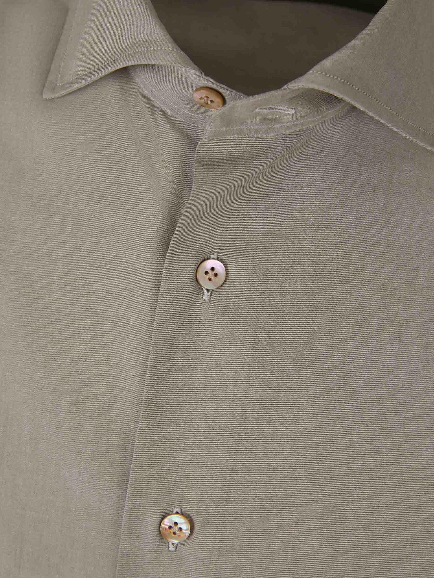 Outlet online Santa Eulalia Hombre Camisa Lisa Algodón color Gris Claro sku 531-005941 02 - Foto 7