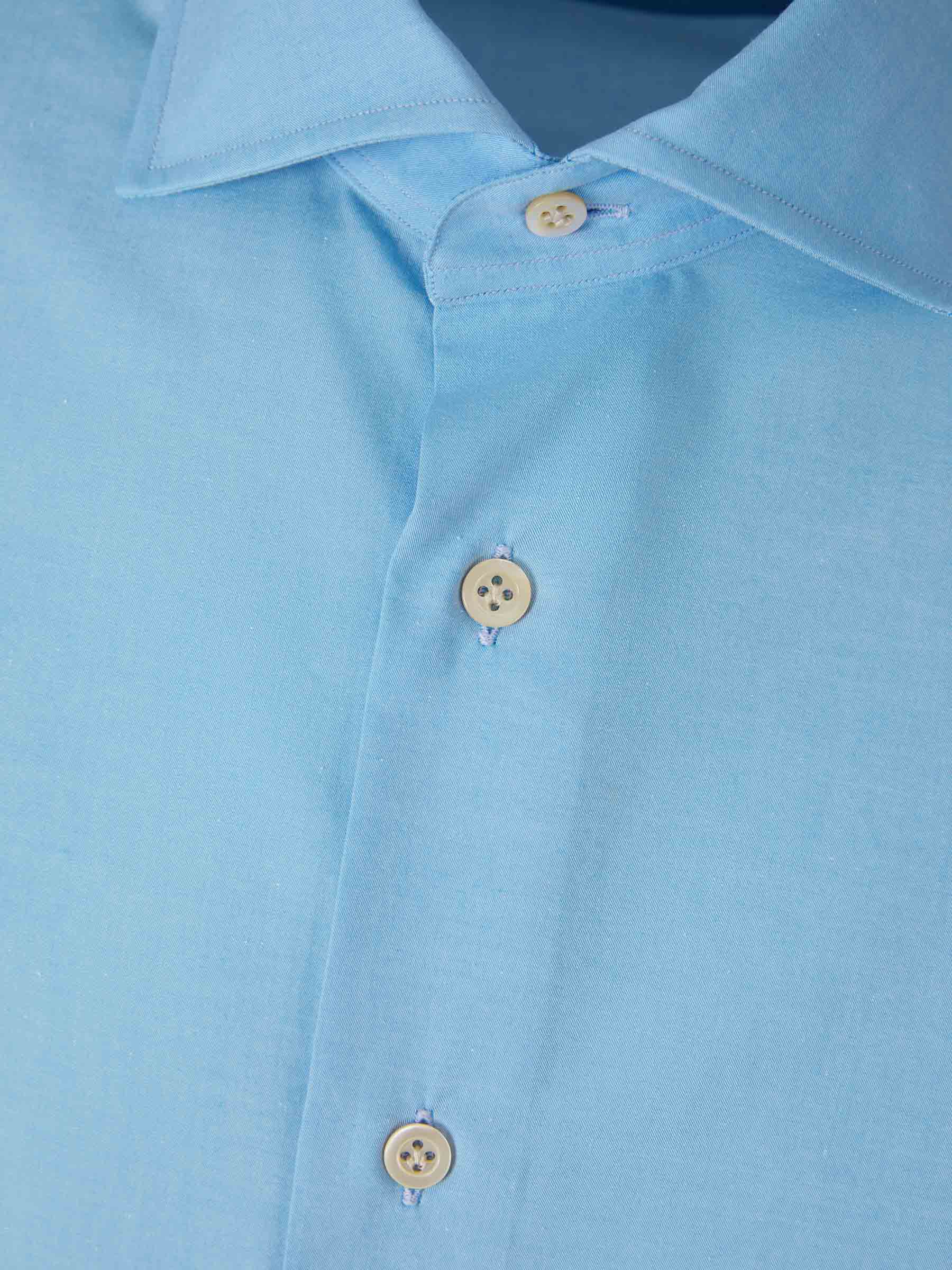 Outlet online Santa Eulalia Hombre Camisa Lisa Algodón color Blanco sku 531-005941 01 - Foto 11