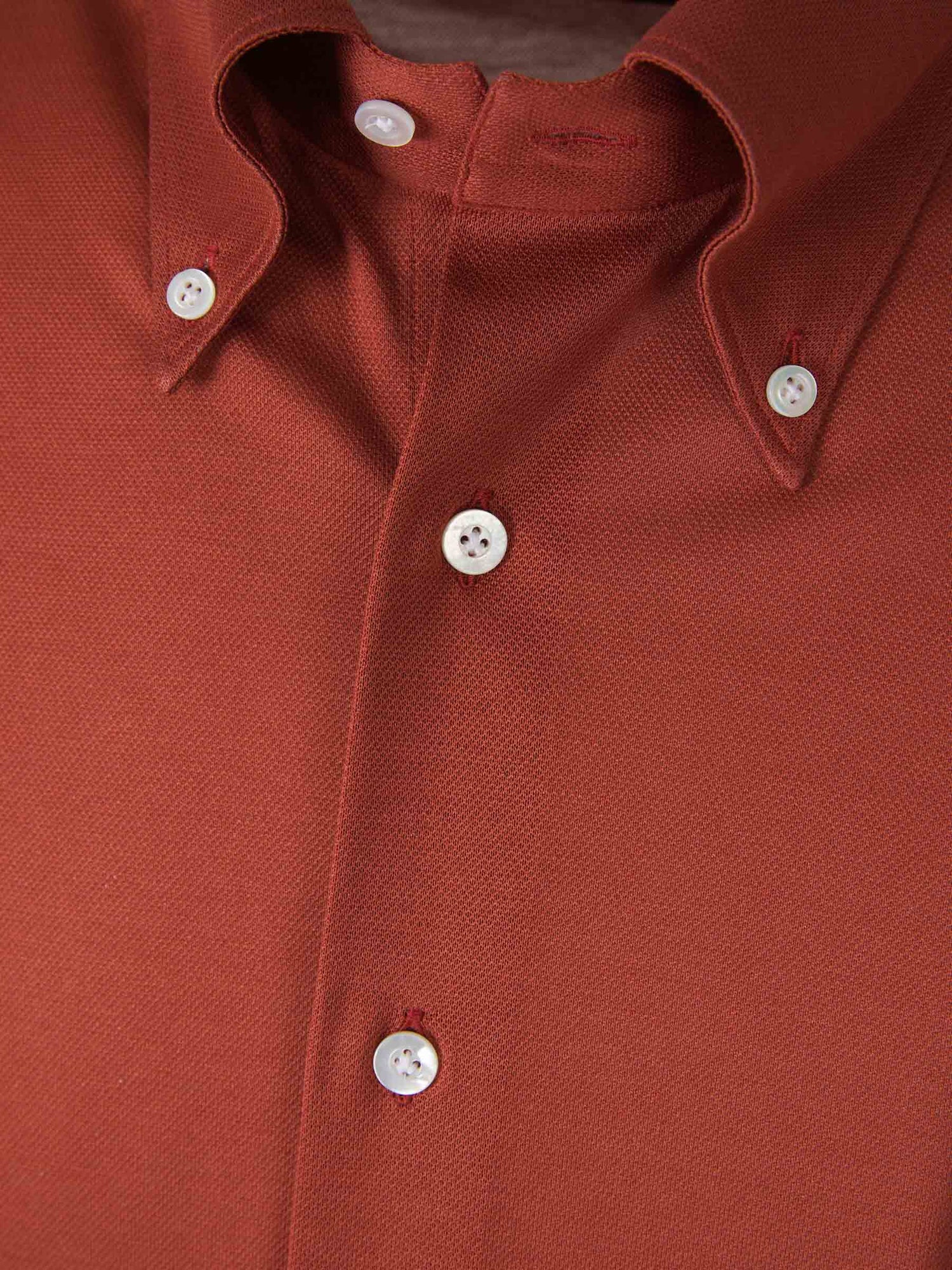 Outlet online Fray Hombre Camisa Algodón Piqué color Verde Oscuro sku 531-005956 04 - Foto 7