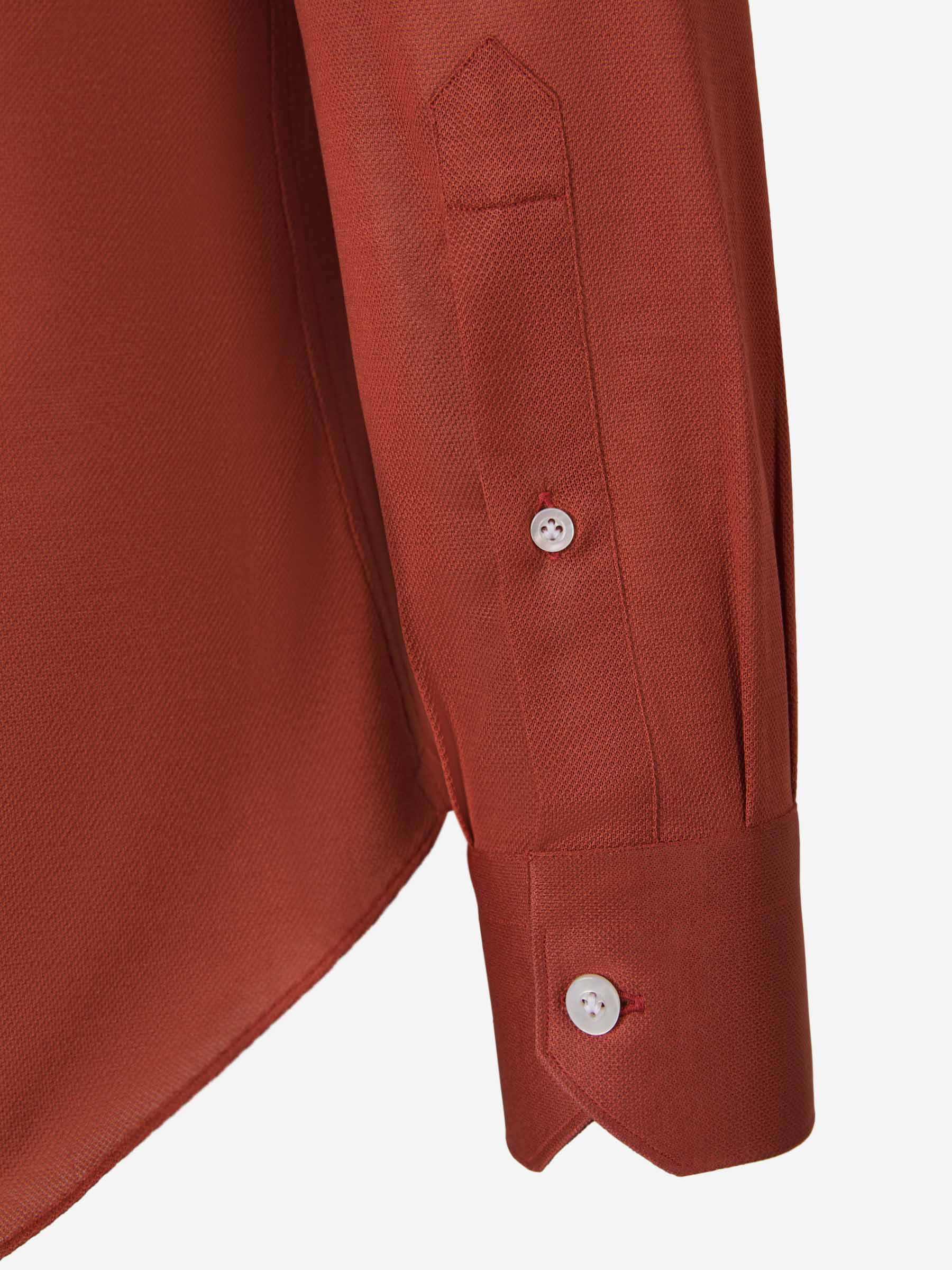 Outlet online Fray Hombre Camisa Algodón Piqué color Verde Oscuro sku 531-005956 04 - Foto 8
