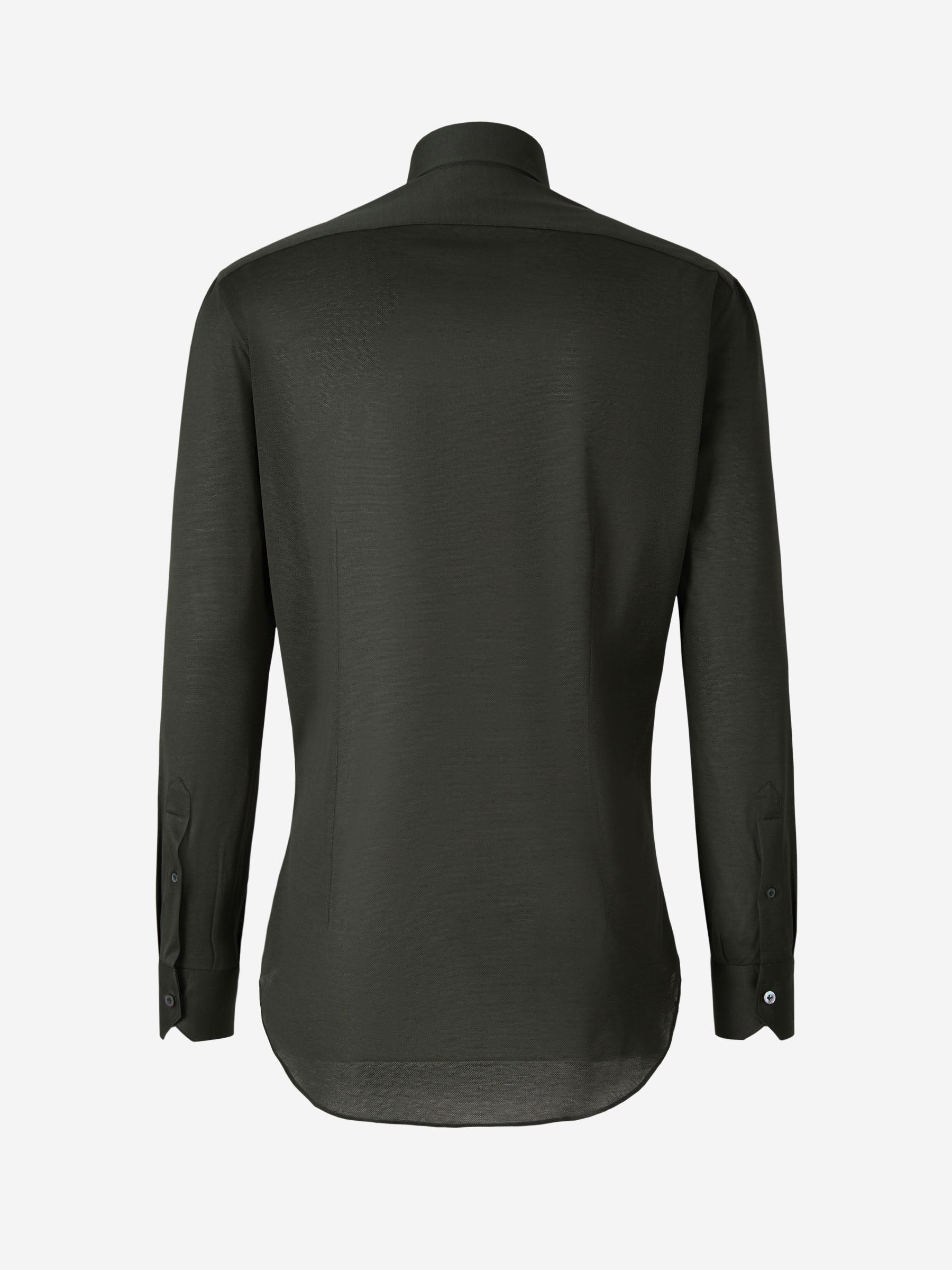 Outlet online Fray Hombre Camisa Algodón Piqué color Verde Oscuro sku 531-005956 04 - Foto 14