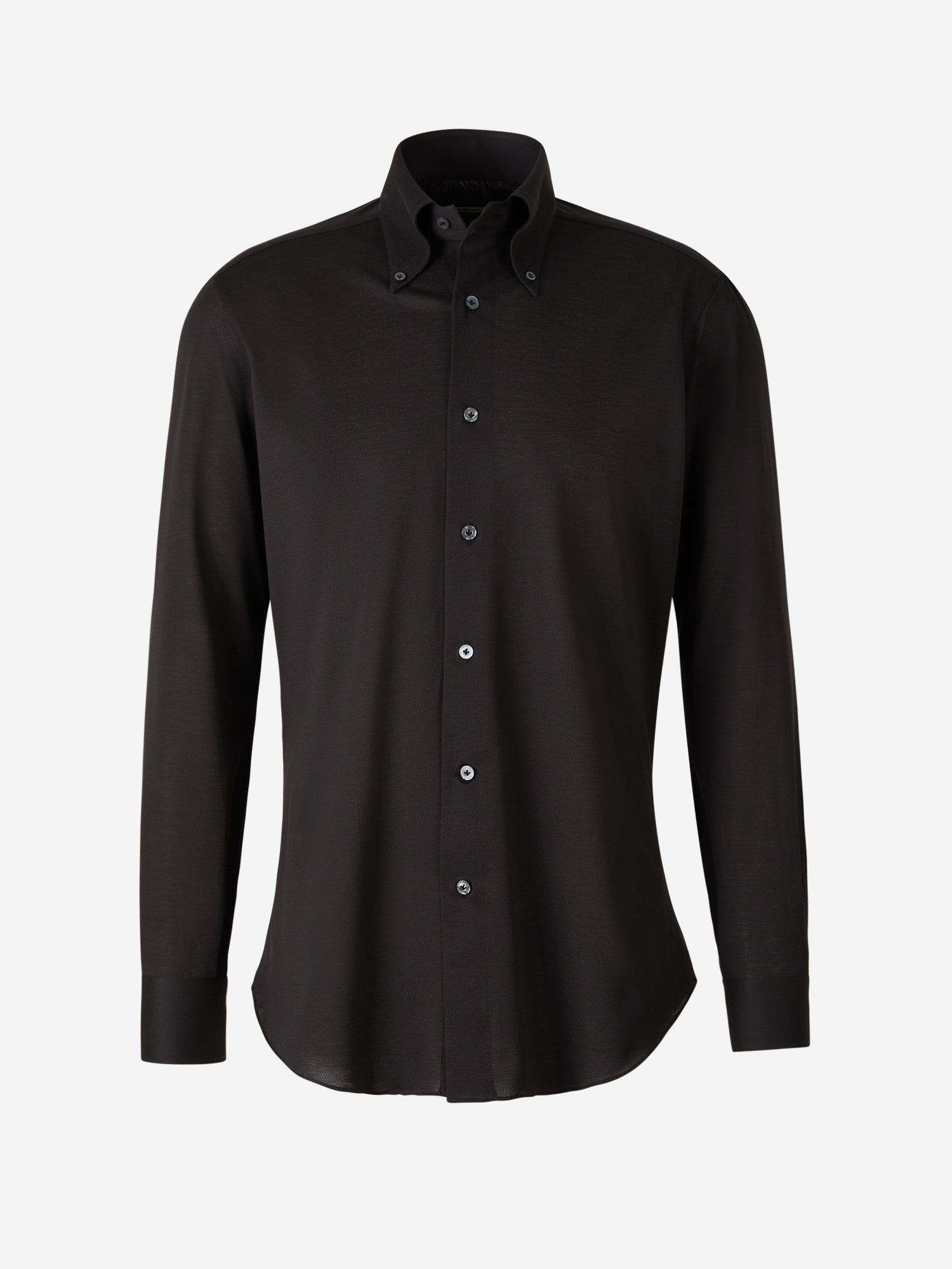 Outlet online Fray Hombre Camisa Algodón Piqué color Negro sku 531-005956 05 - Foto 1