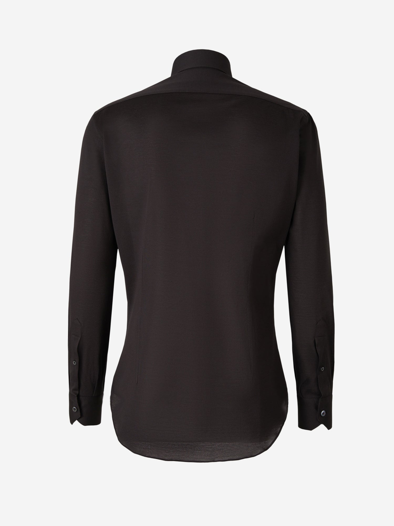 Outlet online Fray Hombre Camisa Algodón Piqué color Negro sku 531-005956 05 - Foto 2