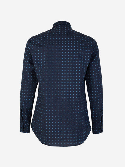 Outlet online Etro Hombre Camisa Estampado Algodón color Azul Marino sku 531-005979 01 - Foto 2
