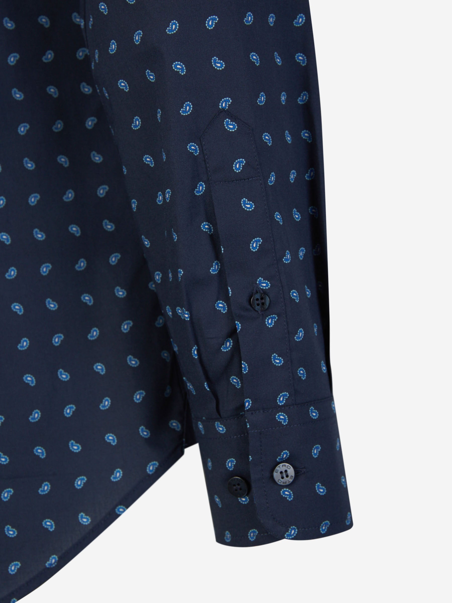 Outlet online Etro Hombre Camisa Estampado Algodón color Azul Marino sku 531-005979 01 - Foto 4