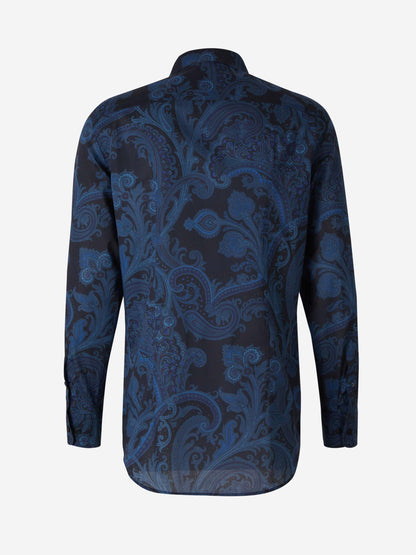 Outlet online Etro Hombre Camisa Paisley Multicolor color Azul Noche sku 531-005982 01 - Foto 2