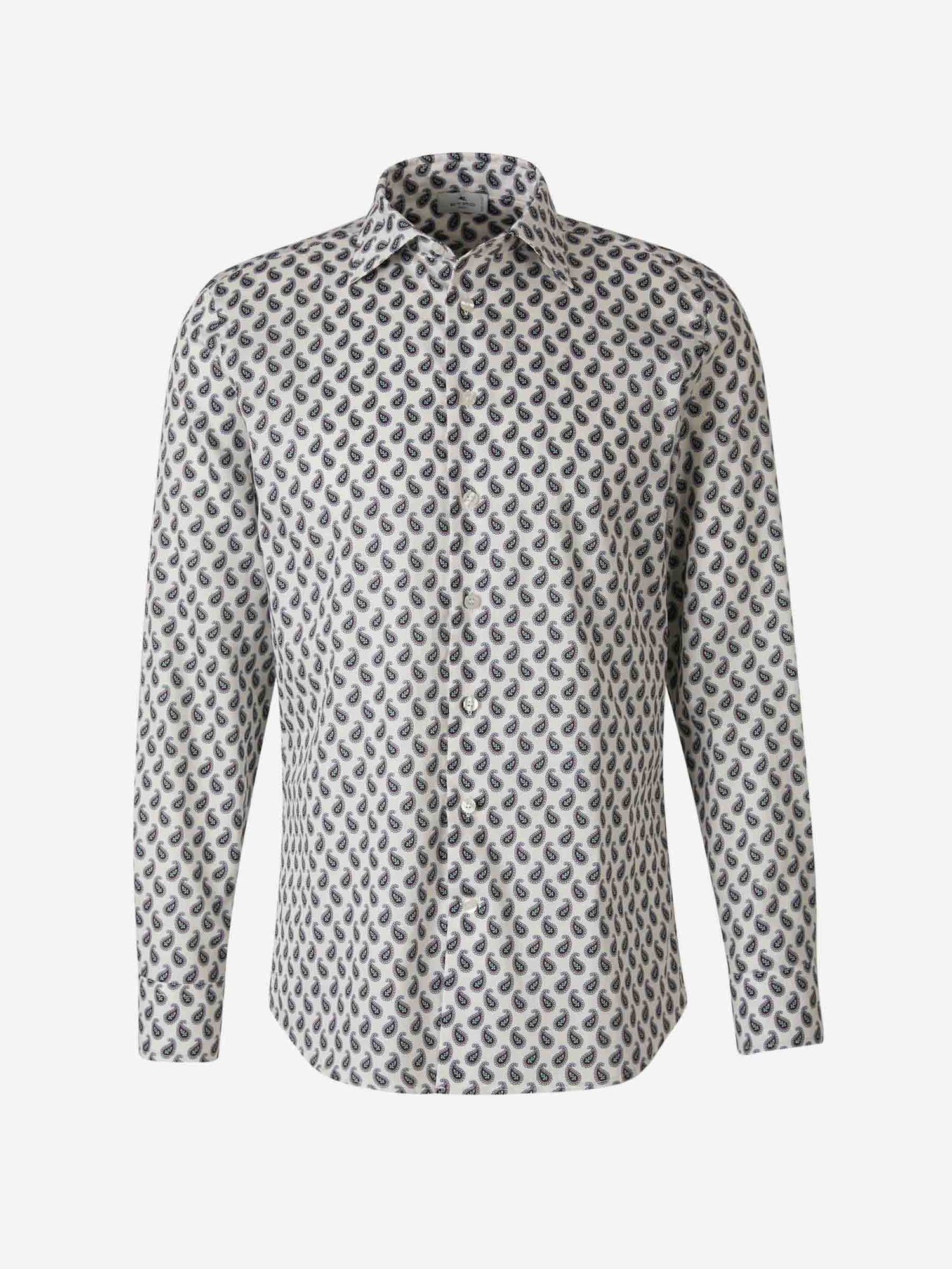 Outlet online Etro Hombre Camisa Paisley Algodón color Blanco sku 531-005983 01 - Foto 1