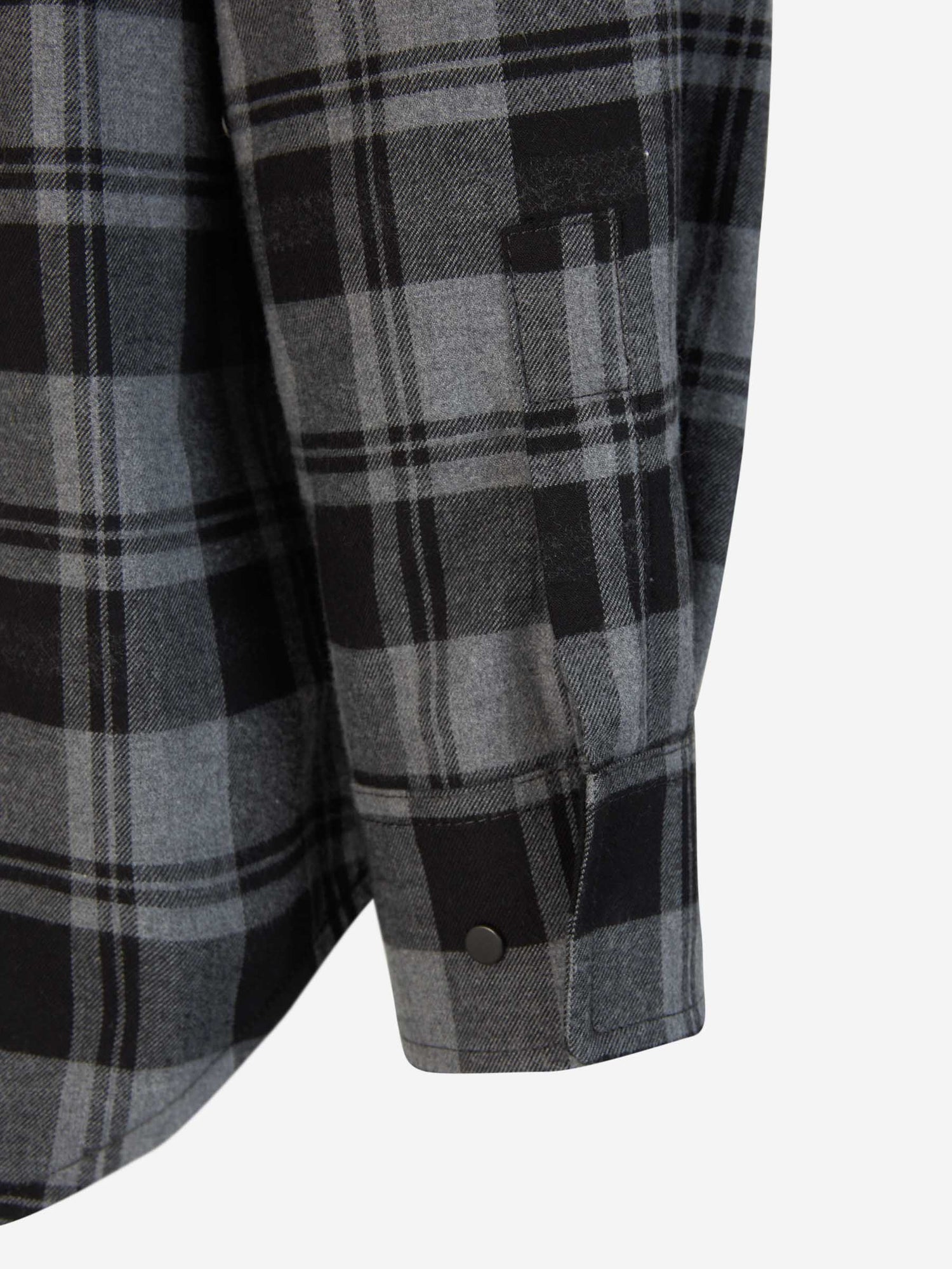 Outlet online Off-White Hombre Camisa Motivo Cuadros color Gris Oscuro sku 531-006022 01 - Foto 5