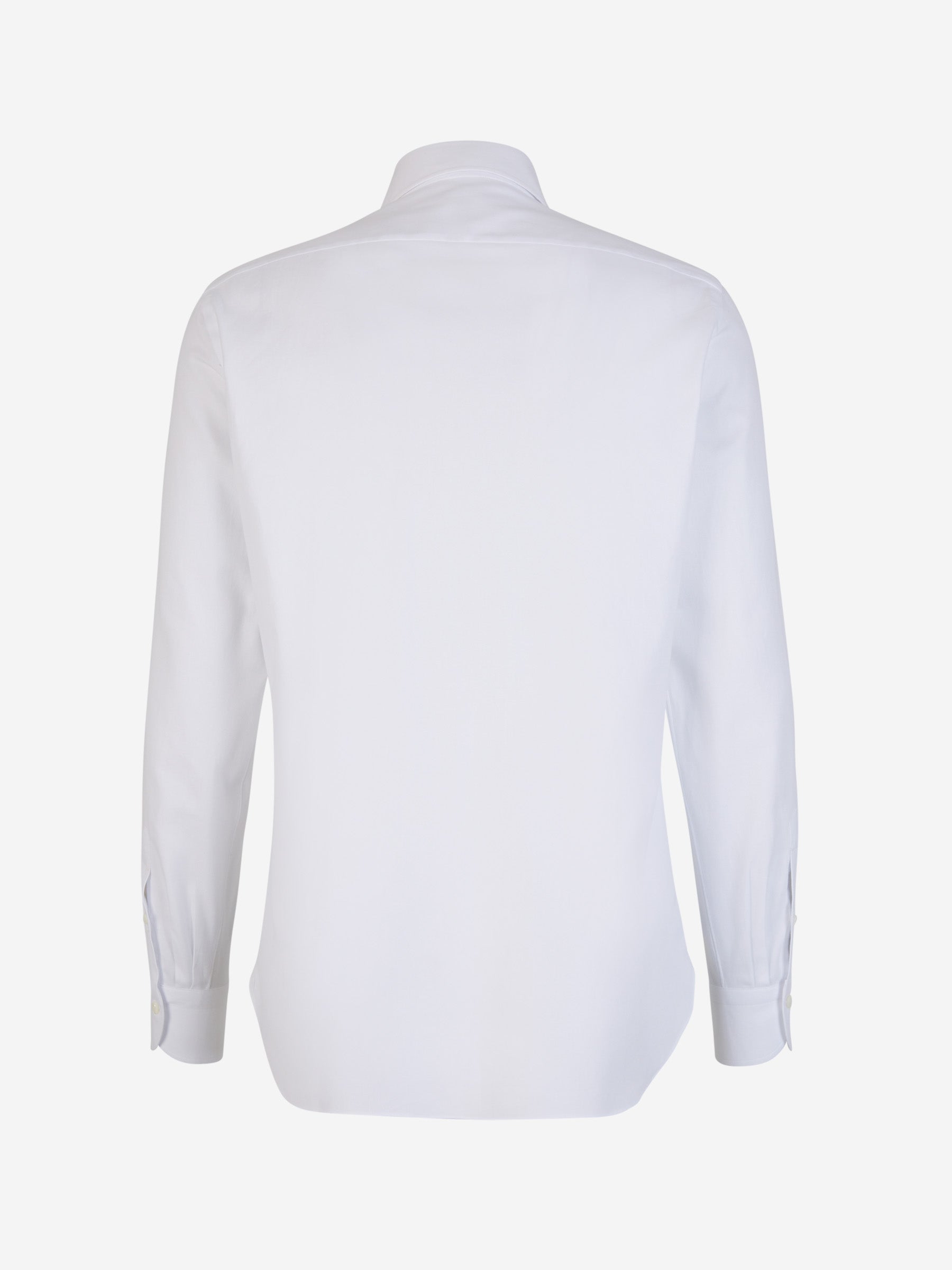 Outlet online Borrelli Hombre Camisa Lisa Algodón color Blanco sku 531-006029 01 - Foto 2