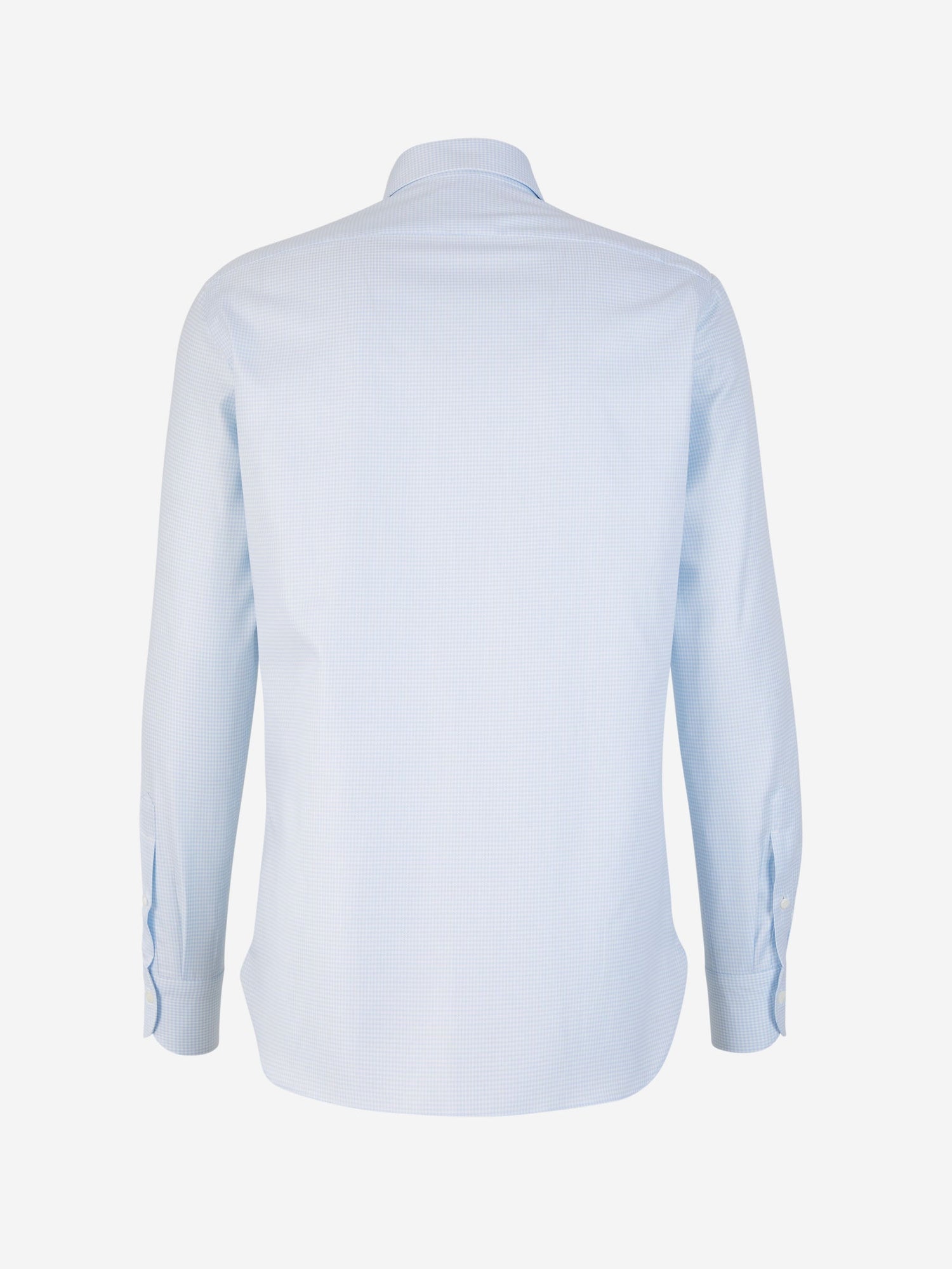 Outlet online Borrelli Hombre Camisa Pata De Gallo color Azul Cielo sku 531-006030 01 - Foto 2