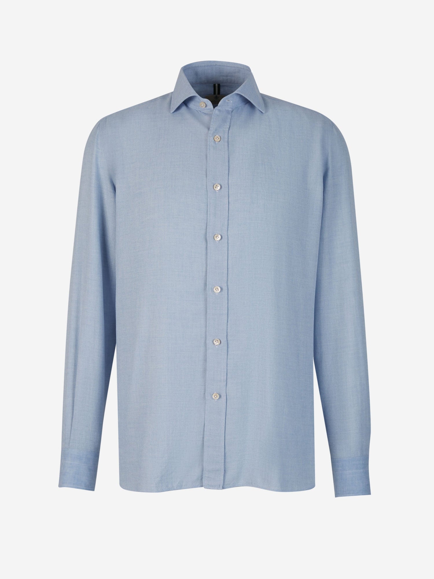 Outlet online Borrelli Hombre Camisa Algodón y Lana color Gris Antracita sku 531-006032 02 - Foto 1