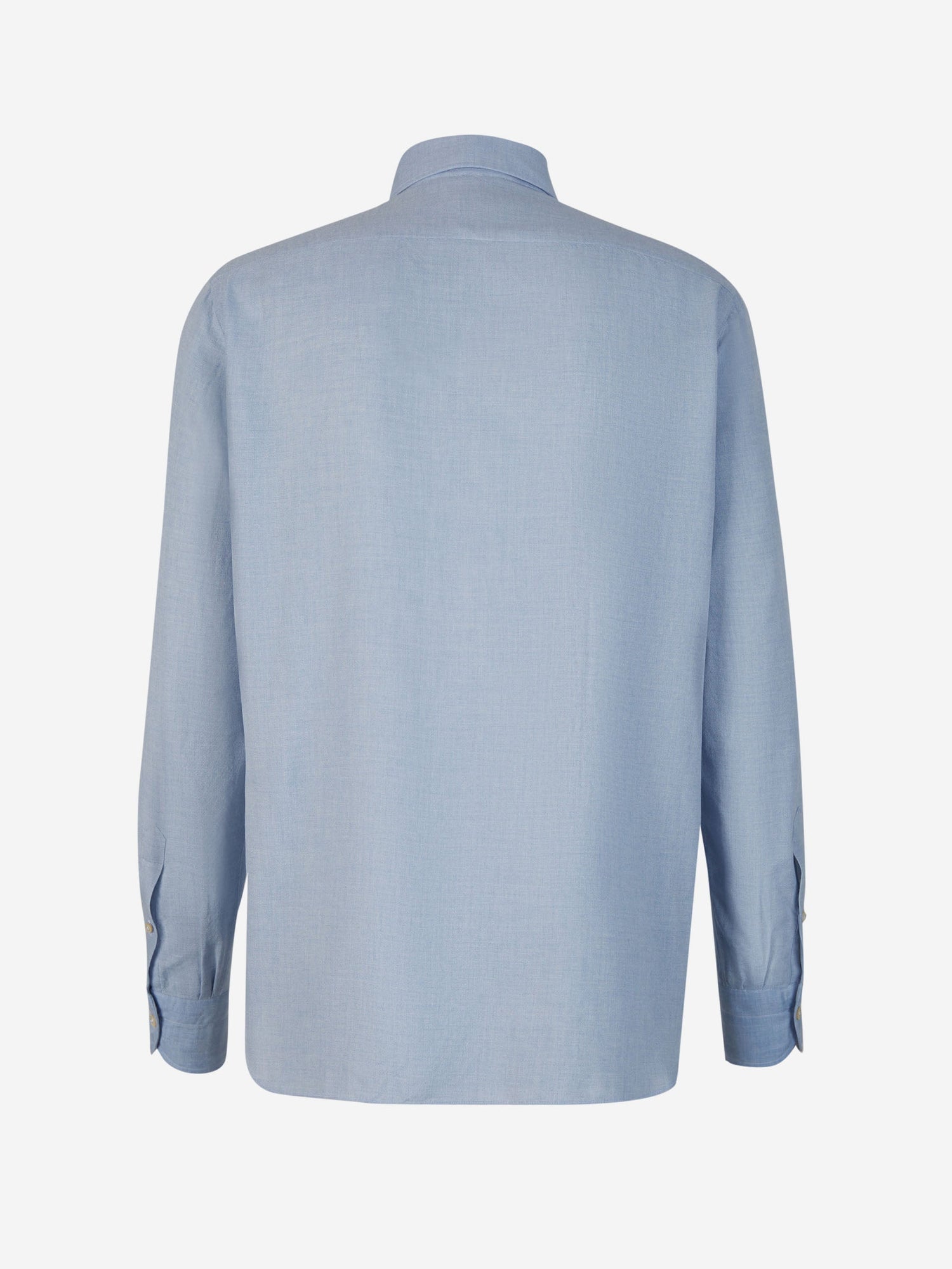 Outlet online Borrelli Hombre Camisa Algodón y Lana color Gris Antracita sku 531-006032 02 - Foto 2