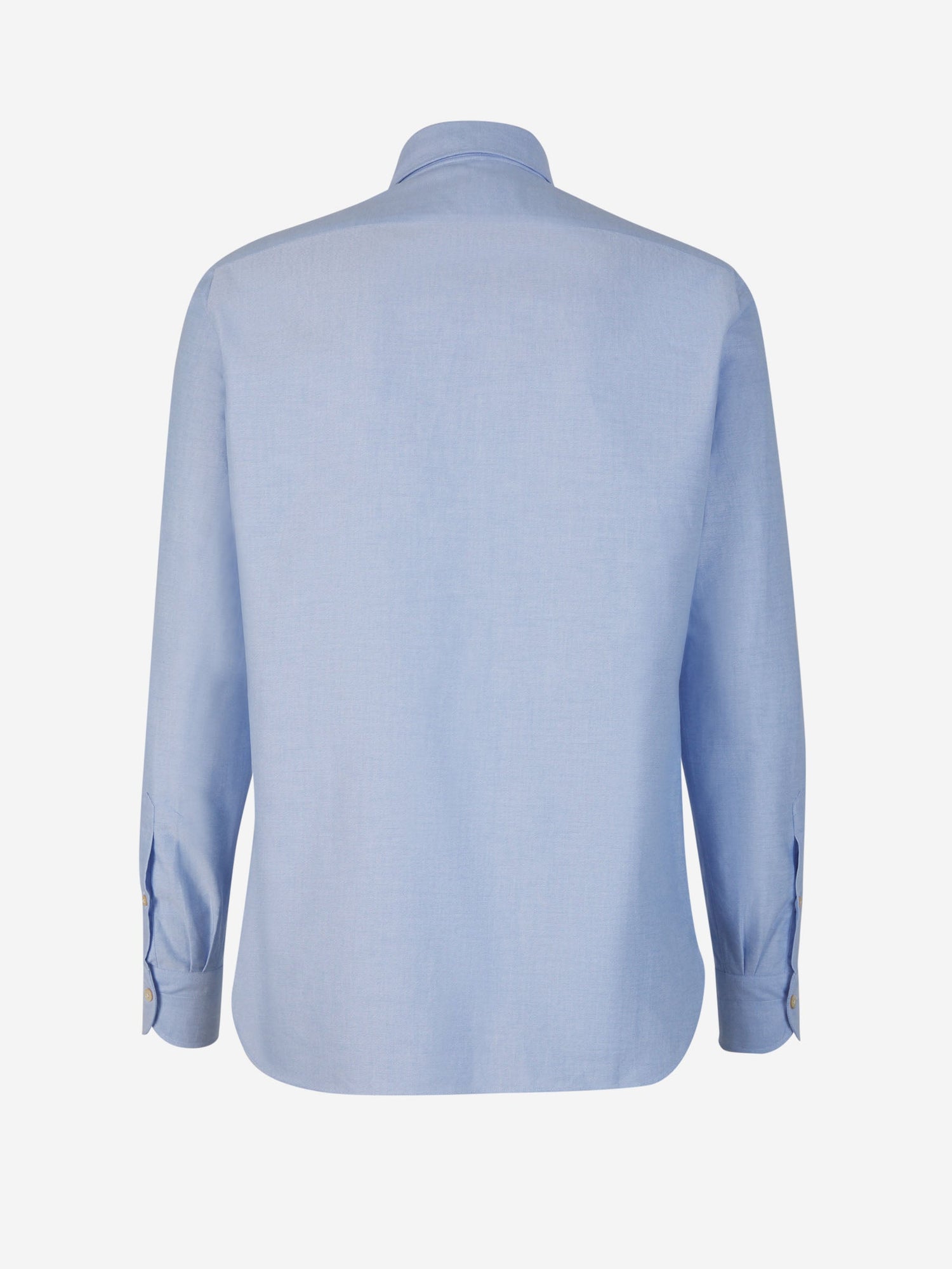 Outlet online Borrelli Hombre Camisa Oxford Algodón color Azul Cielo sku 531-006035 02 - Foto 6