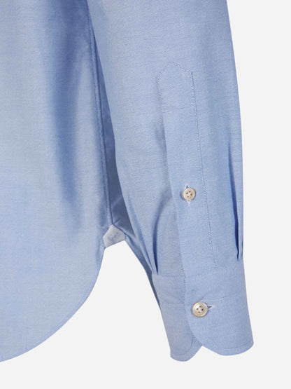 Outlet online Borrelli Hombre Camisa Oxford Algodón color Blanco sku 531-006035 01 - Foto 8