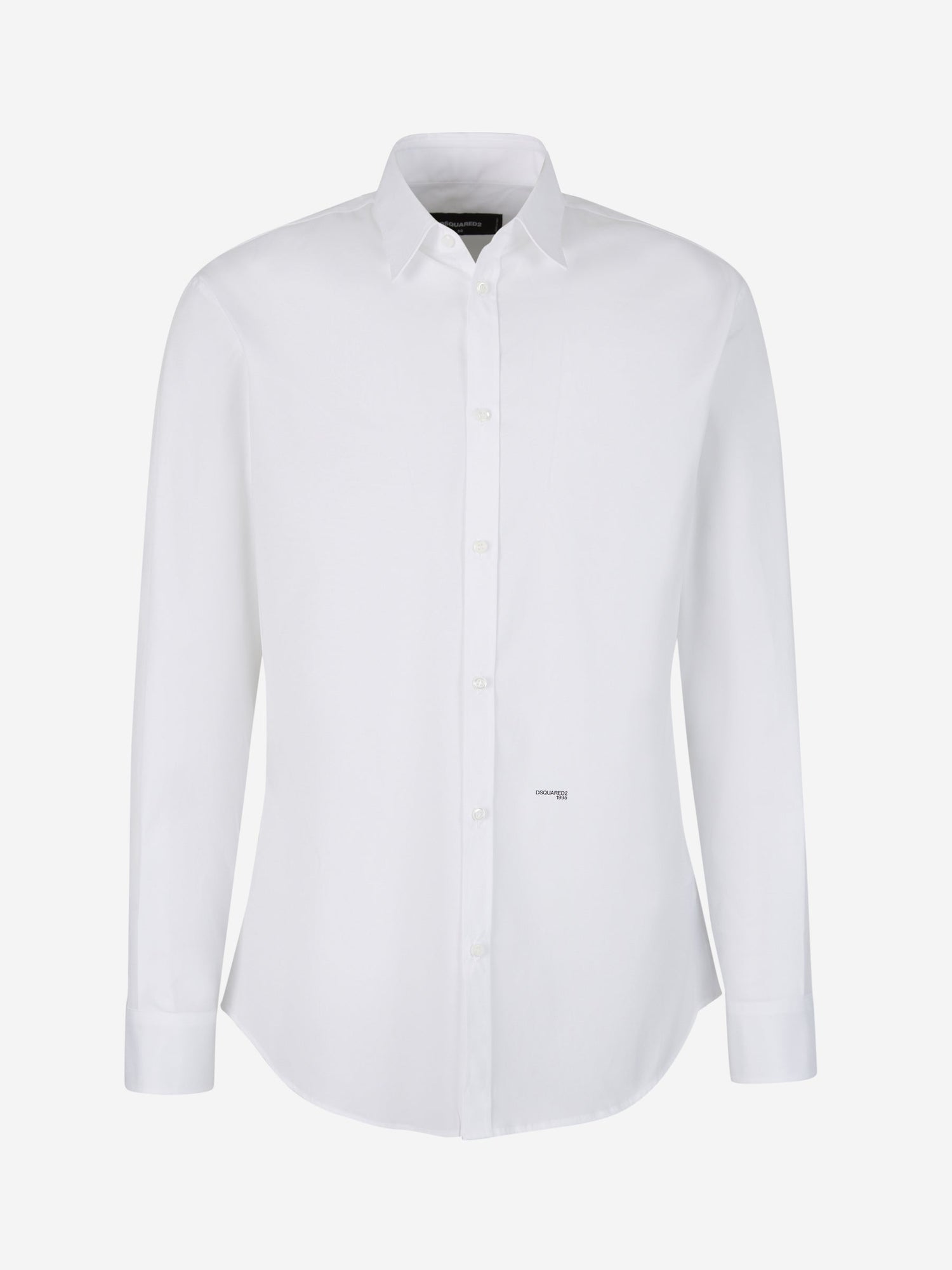Outlet online Dsquared2 Hombre Camisa Popelina Algodón color Blanco sku 531-006046 01 - Foto 1