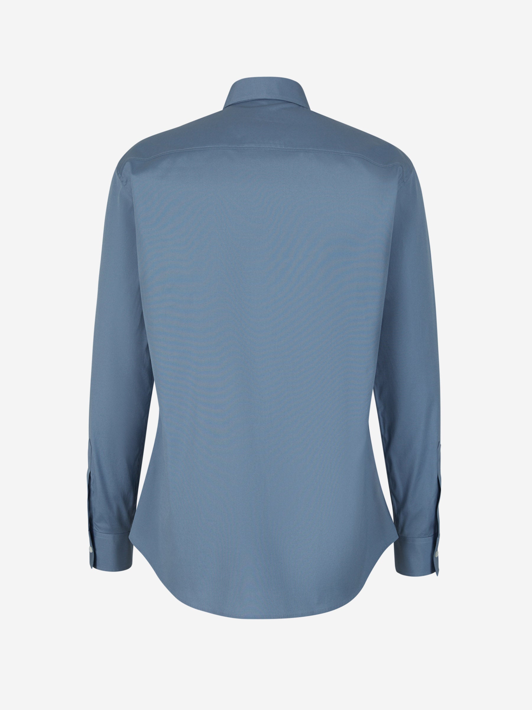 Outlet online Dsquared2 Hombre Camisa Popelina Algodón color Azul Denim sku 531-006046 02 - Foto 7
