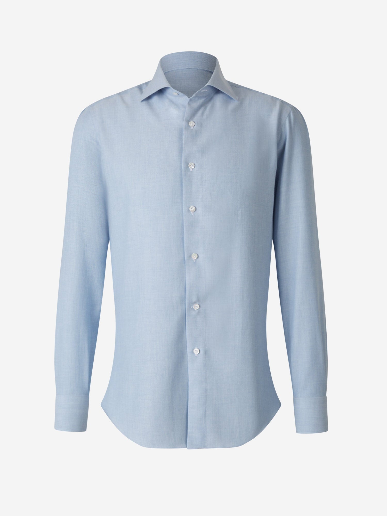 Outlet online Fray Hombre Camisa Algodón Y Cashmere color Azul sku 531-006070 03 - Foto 5