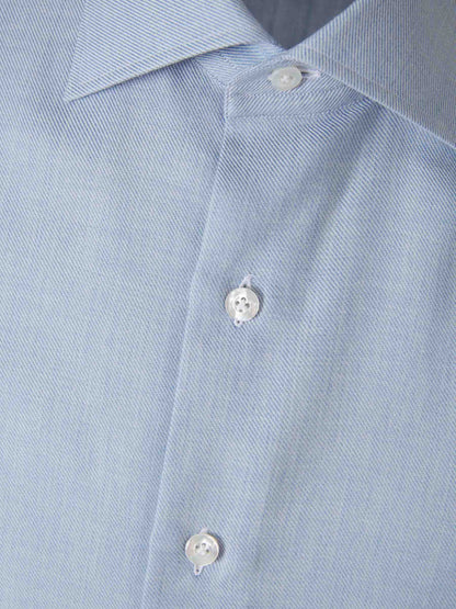 Outlet online Fray Hombre Camisa Algodón Y Cashmere color Azul sku 531-006070 03 - Foto 7