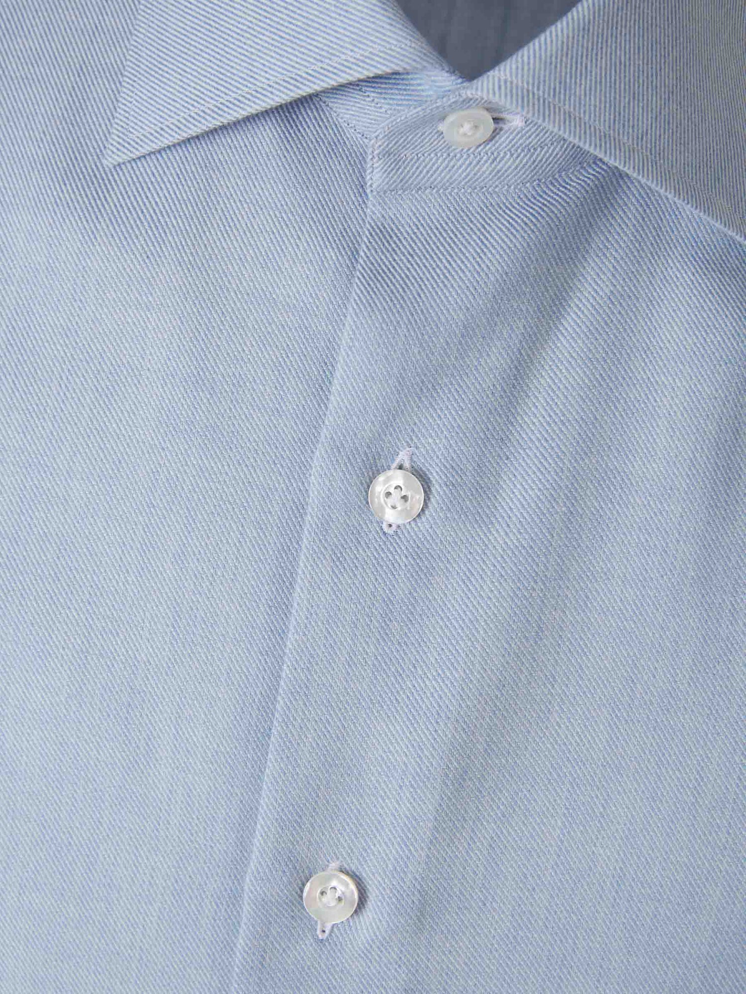 Outlet online Fray Hombre Camisa Algodón Y Cashmere color Blanco sku 531-006070 01 - Foto 7