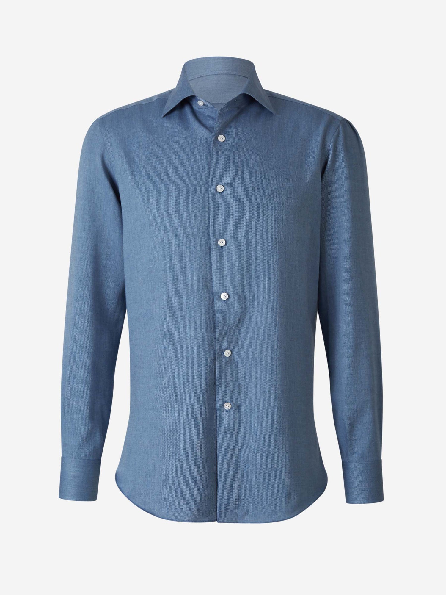 Outlet online Fray Hombre Camisa Algodón Y Cashmere color Blanco sku 531-006070 01 - Foto 9