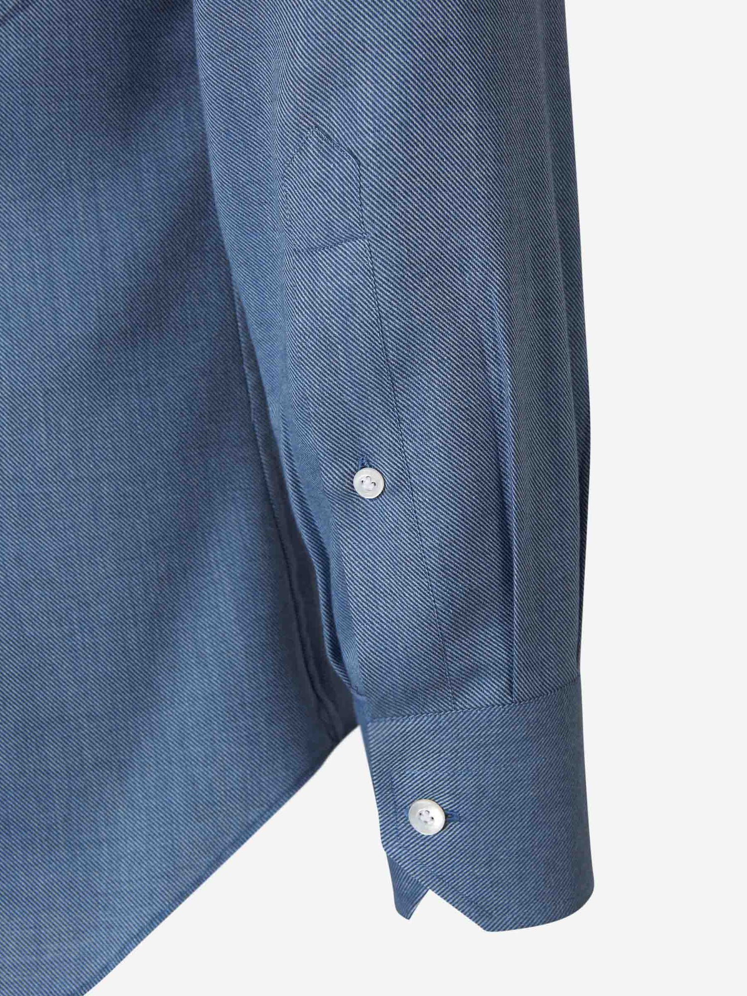 Outlet online Fray Hombre Camisa Algodón Y Cashmere color Blanco sku 531-006070 01 - Foto 12