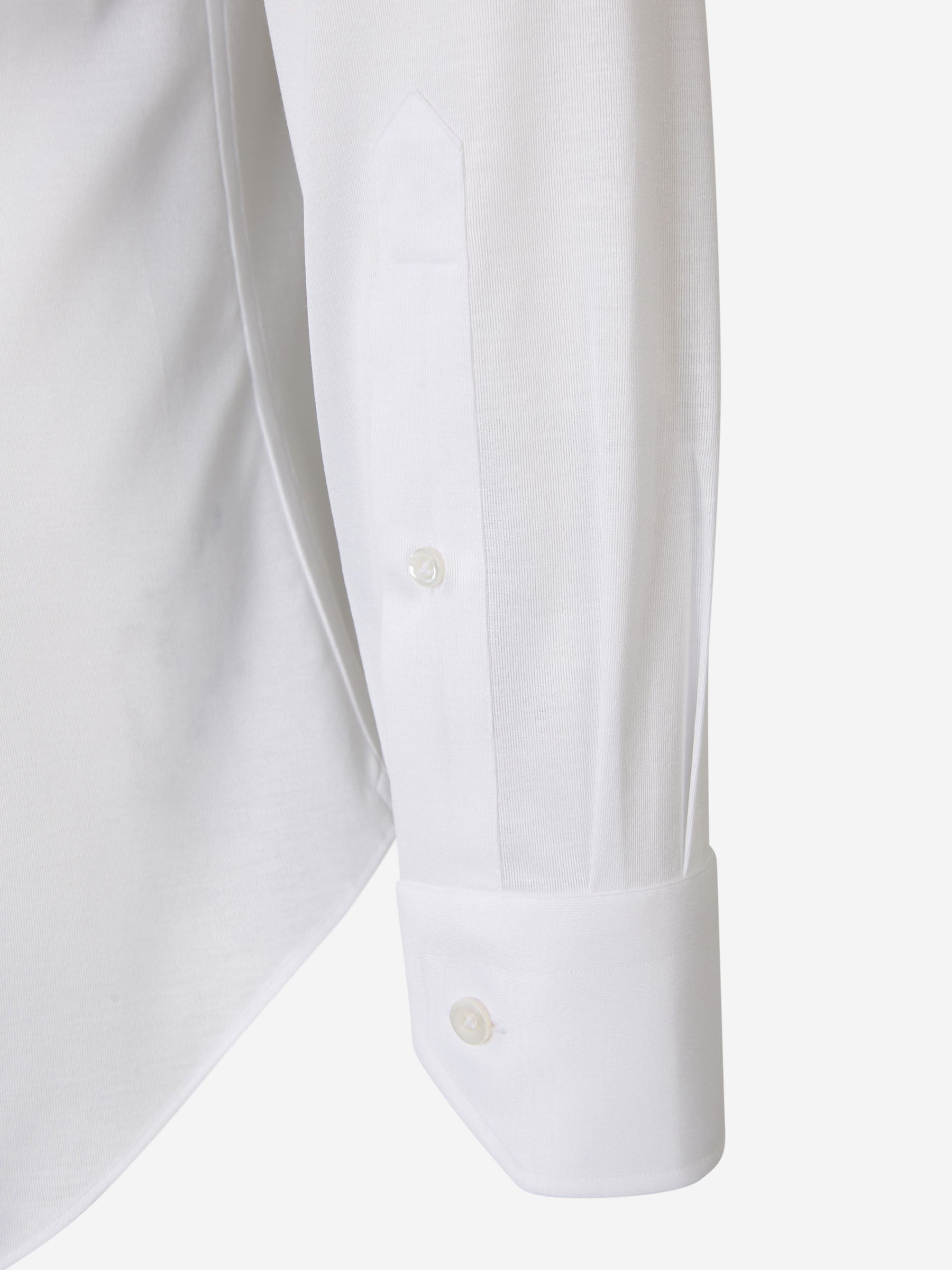 Outlet online Fray Hombre Camisa Micro Punto color Blanco sku 531-006072 05 - Foto 4