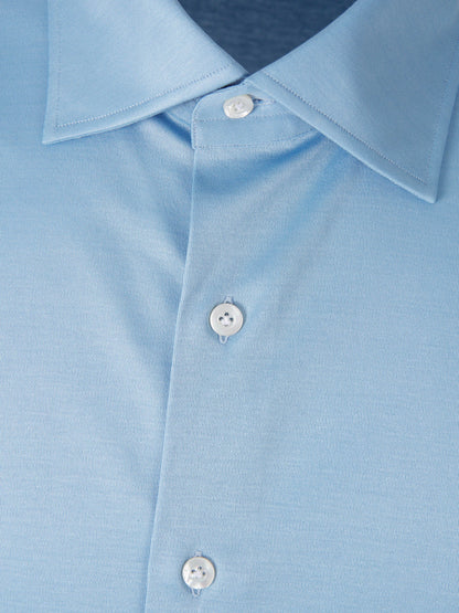 Fray Hombre Barcelona Camisa Micro Punto color Azul Celeste sku 531-006072 08 - Foto 3