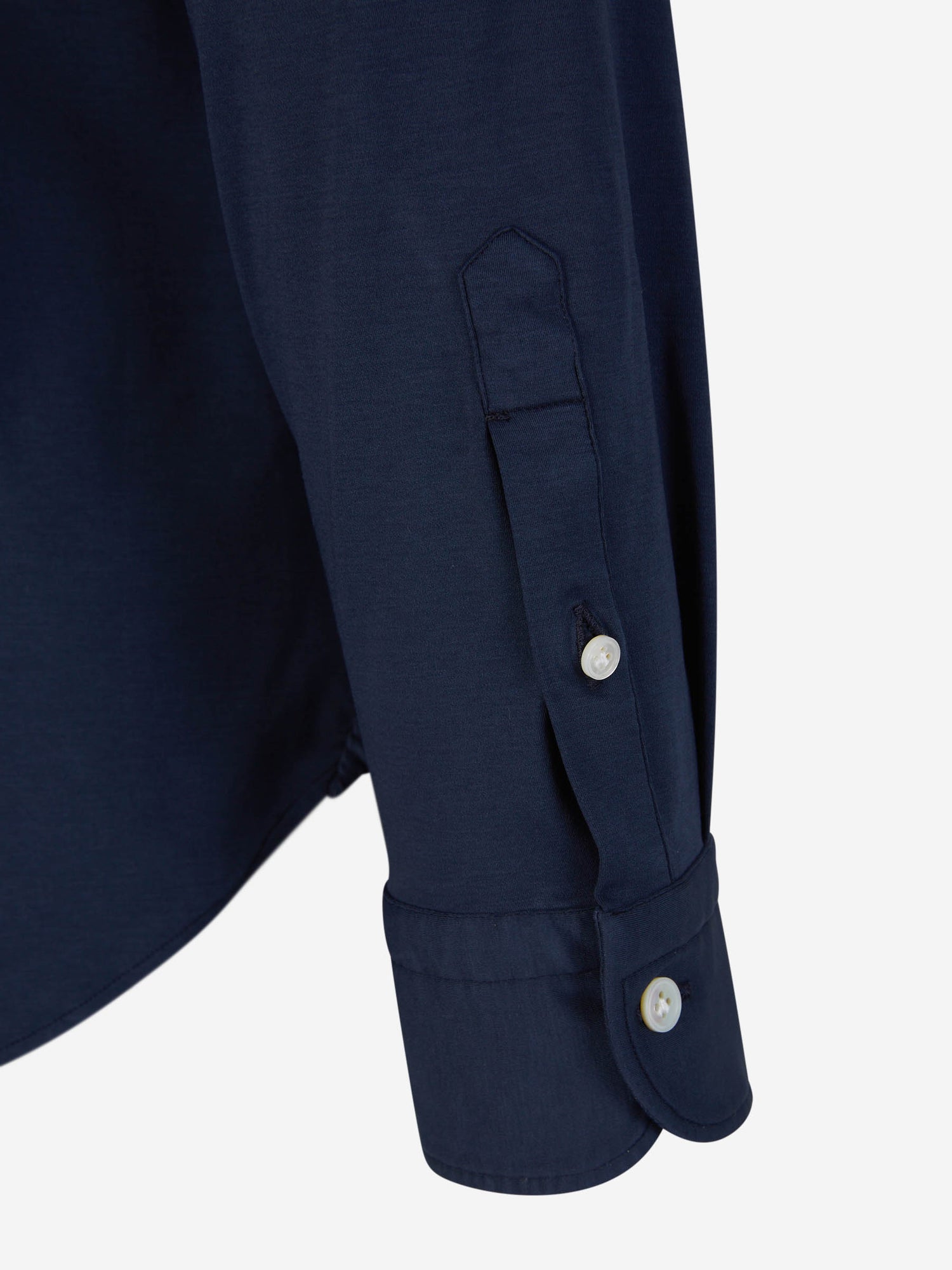 Outlet online Vincenzo di Ruggiero Hombre Camisa Punto Elástico color Azul Marino sku 531-006085 02 - Foto 8