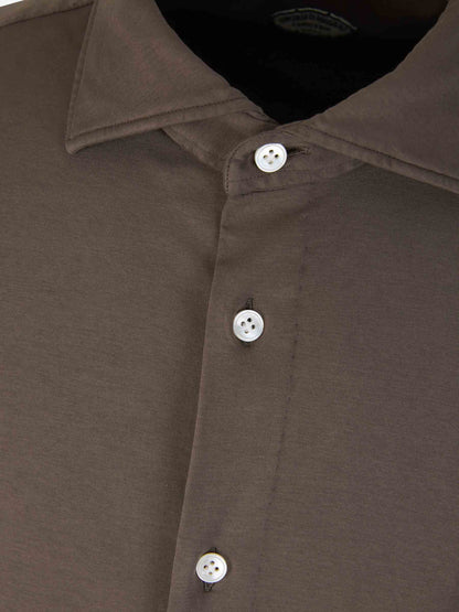 Outlet online Vincenzo di Ruggiero Hombre Camisa Punto Elástico color Azul Marino sku 531-006085 02 - Foto 11