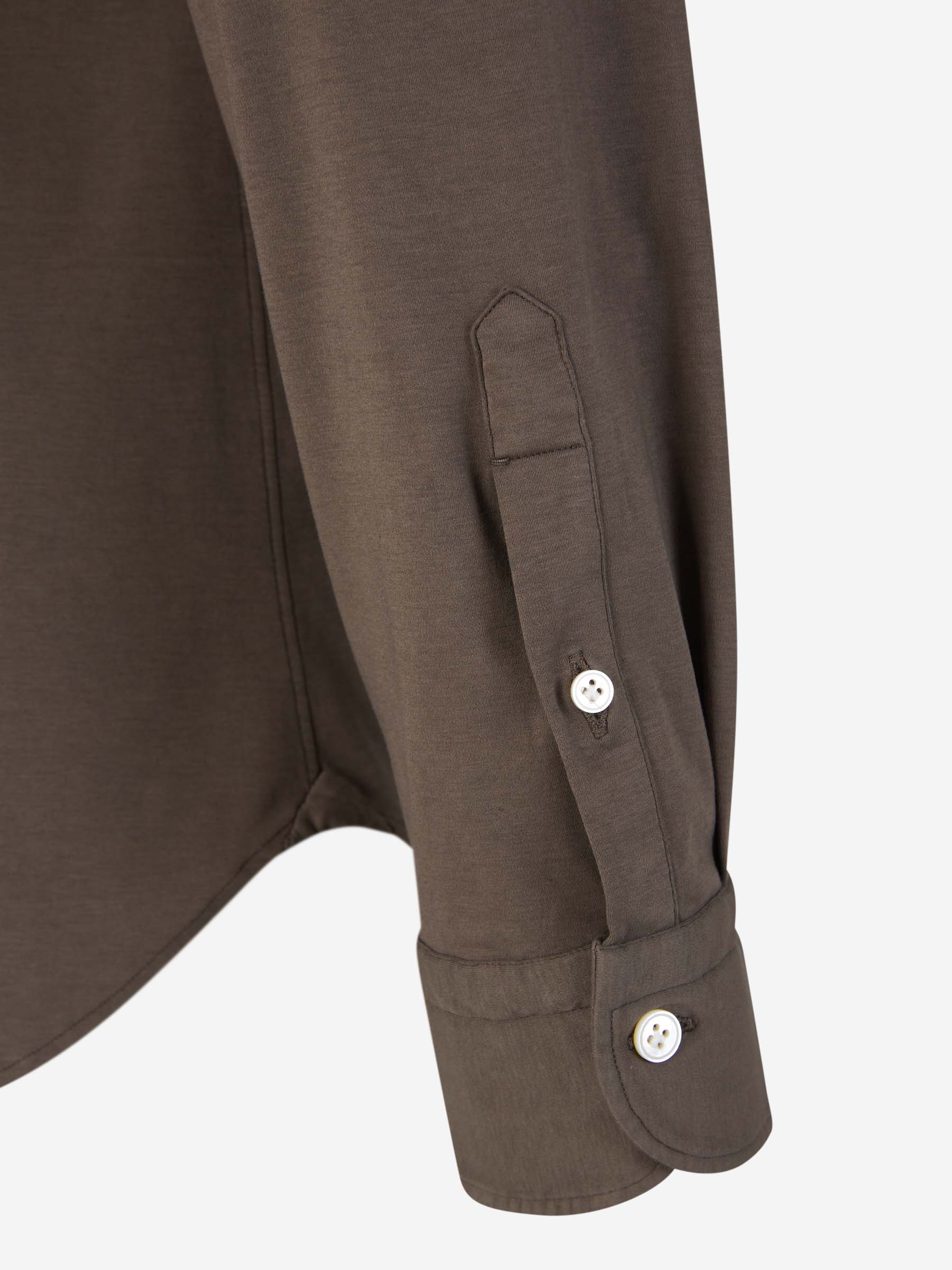 Outlet online Vincenzo di Ruggiero Hombre Camisa Punto Elástico color Azul Marino sku 531-006085 02 - Foto 12