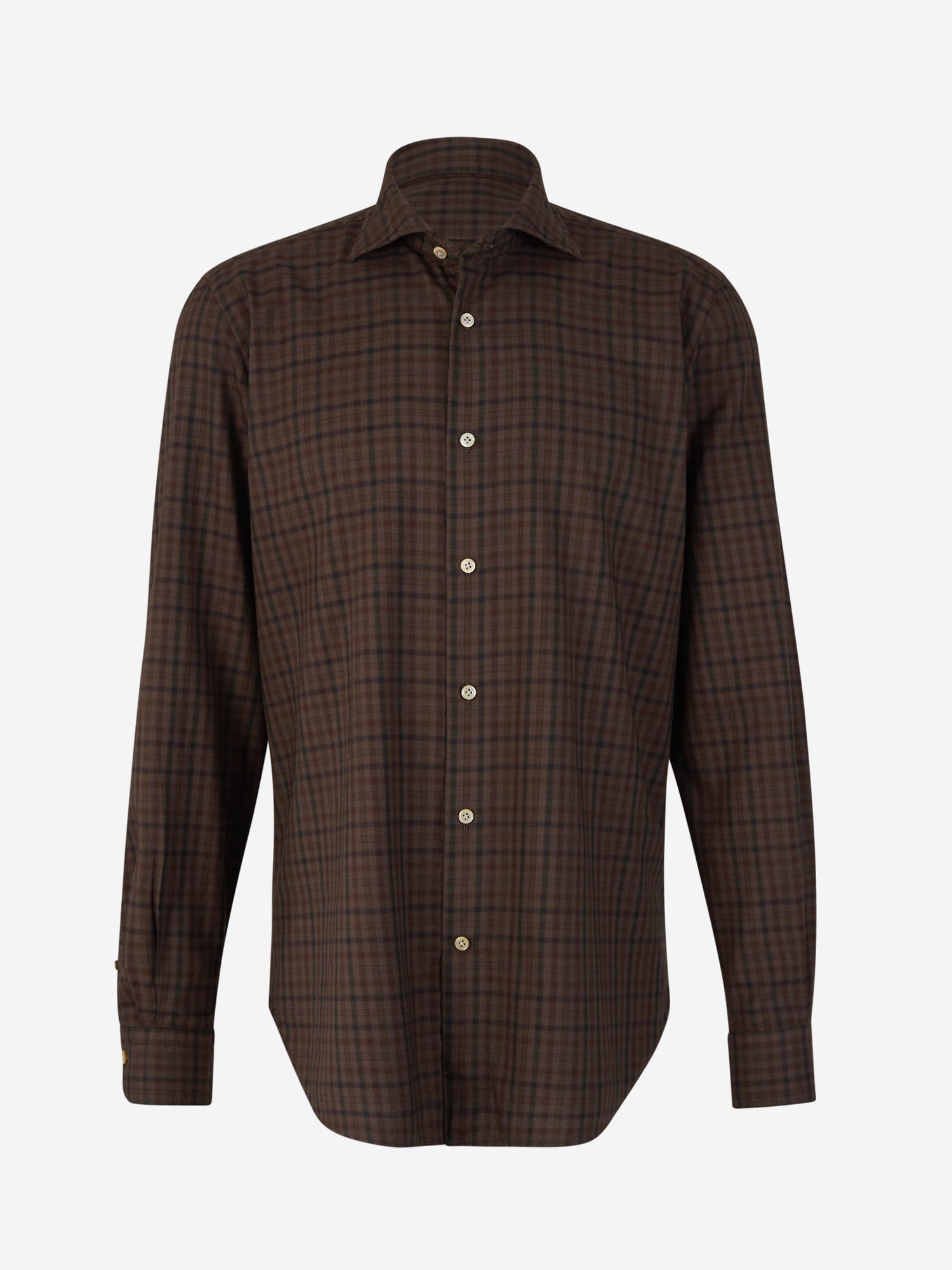 Outlet online Vincenzo di Ruggiero Hombre Camisa Motivo Cuadros color Azul Marino sku 531-006087 01 - Foto 5