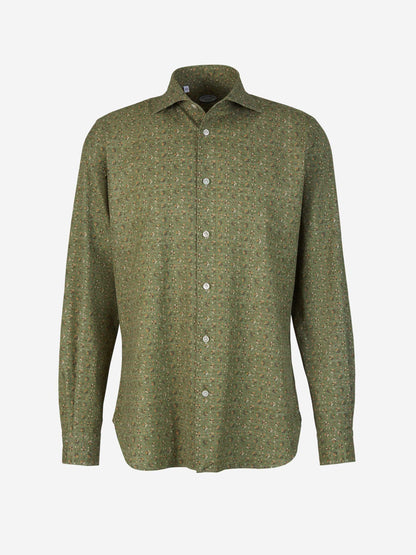 Outlet online Vincenzo di Ruggiero Hombre Camisa Algodón Estampada color Azul Marino sku 531-006088 03 - Foto 1