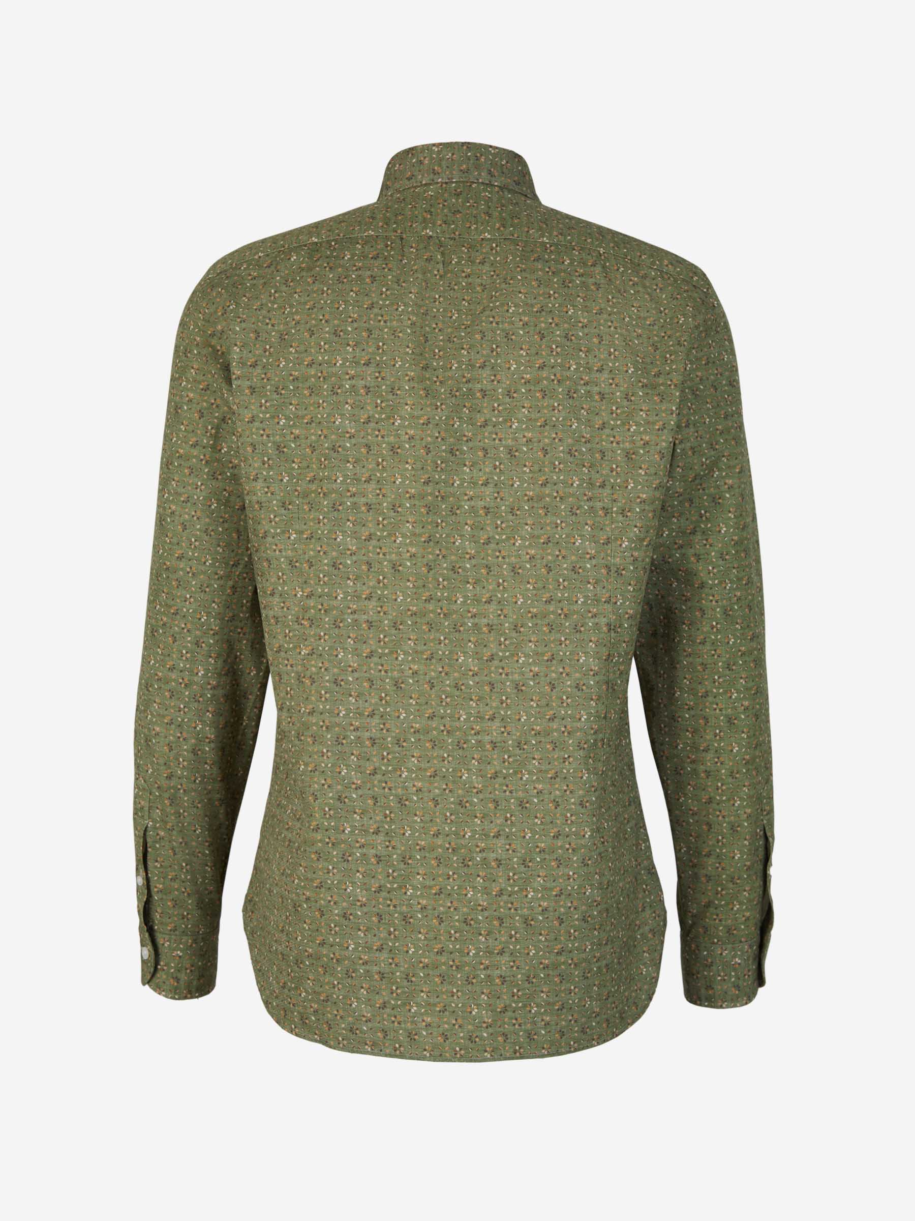 Outlet online Vincenzo di Ruggiero Hombre Camisa Algodón Estampada color Azul Marino sku 531-006088 03 - Foto 2