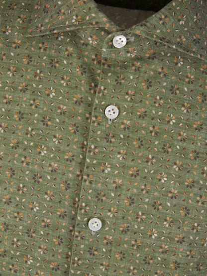 Outlet online Vincenzo di Ruggiero Hombre Camisa Algodón Estampada color Azul Marino sku 531-006088 03 - Foto 3