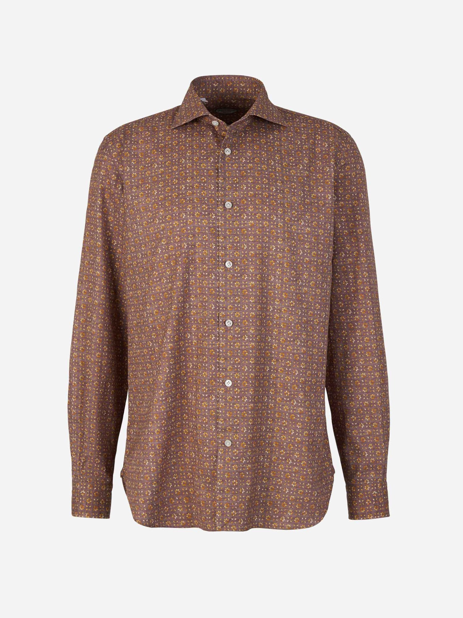 Outlet online Vincenzo di Ruggiero Hombre Camisa Algodón Estampada color Azul Marino sku 531-006088 03 - Foto 5
